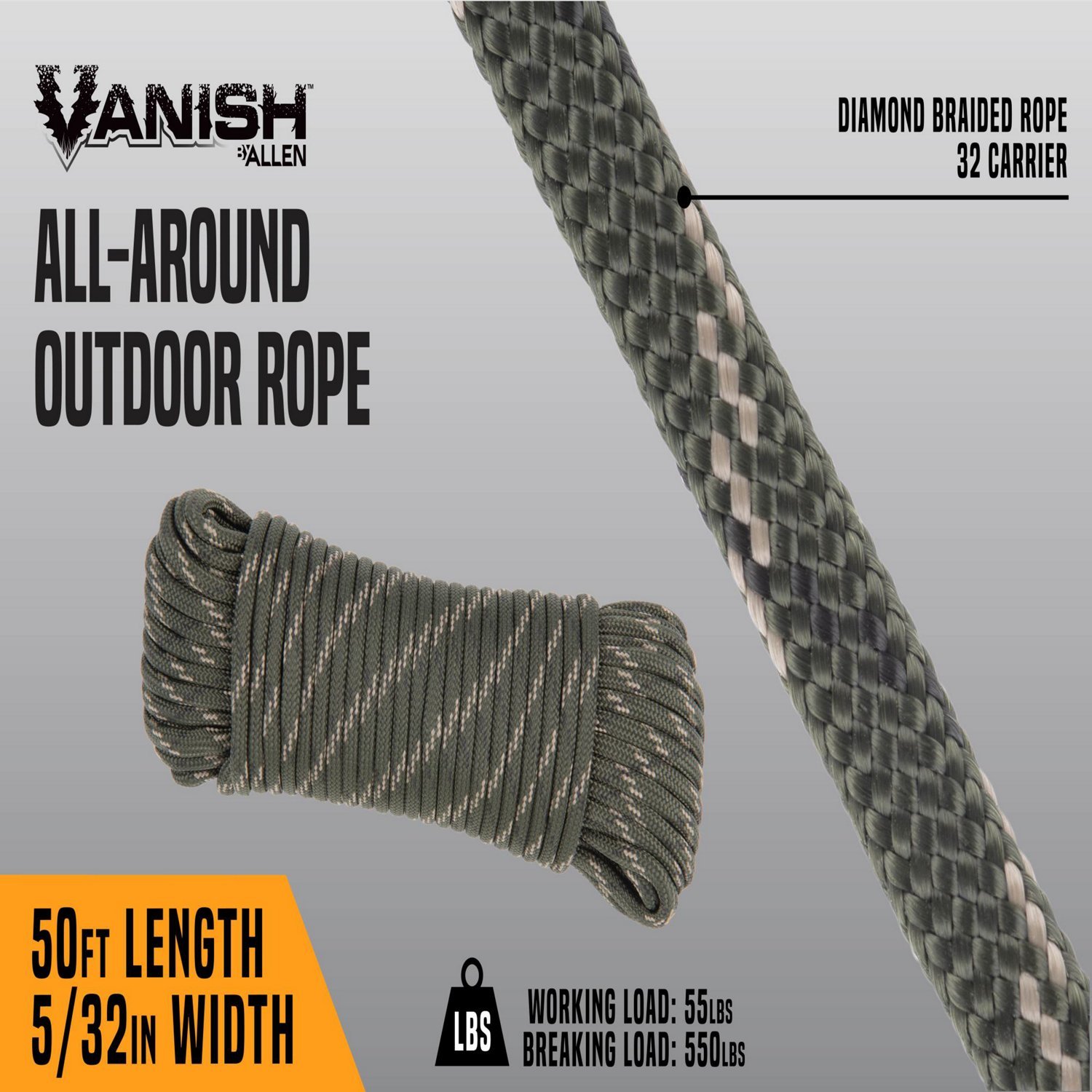 Vanish All-Around 50 ft Outdoor Rope - view number 8