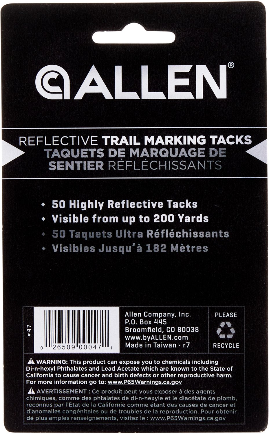 Allen Company Reflective Trail Marking Tacks 50-Pack - view number 6