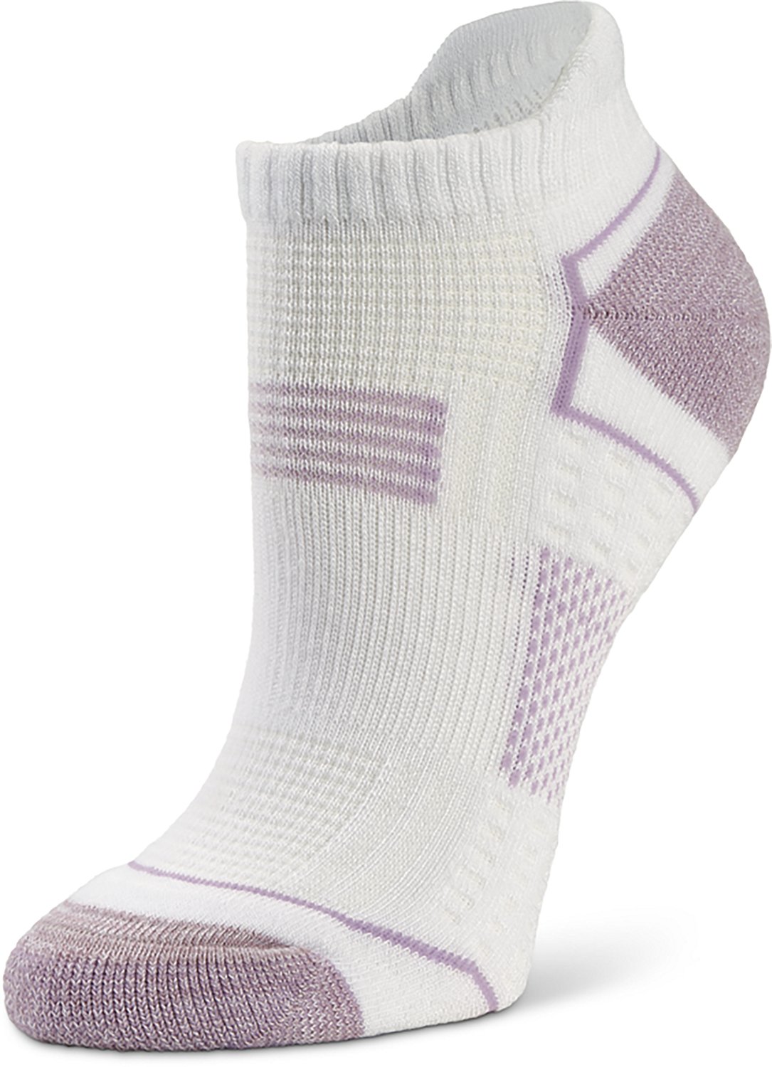 BCG Bamboo Grid Footbed No Show Socks 6-Pack  - view number 2