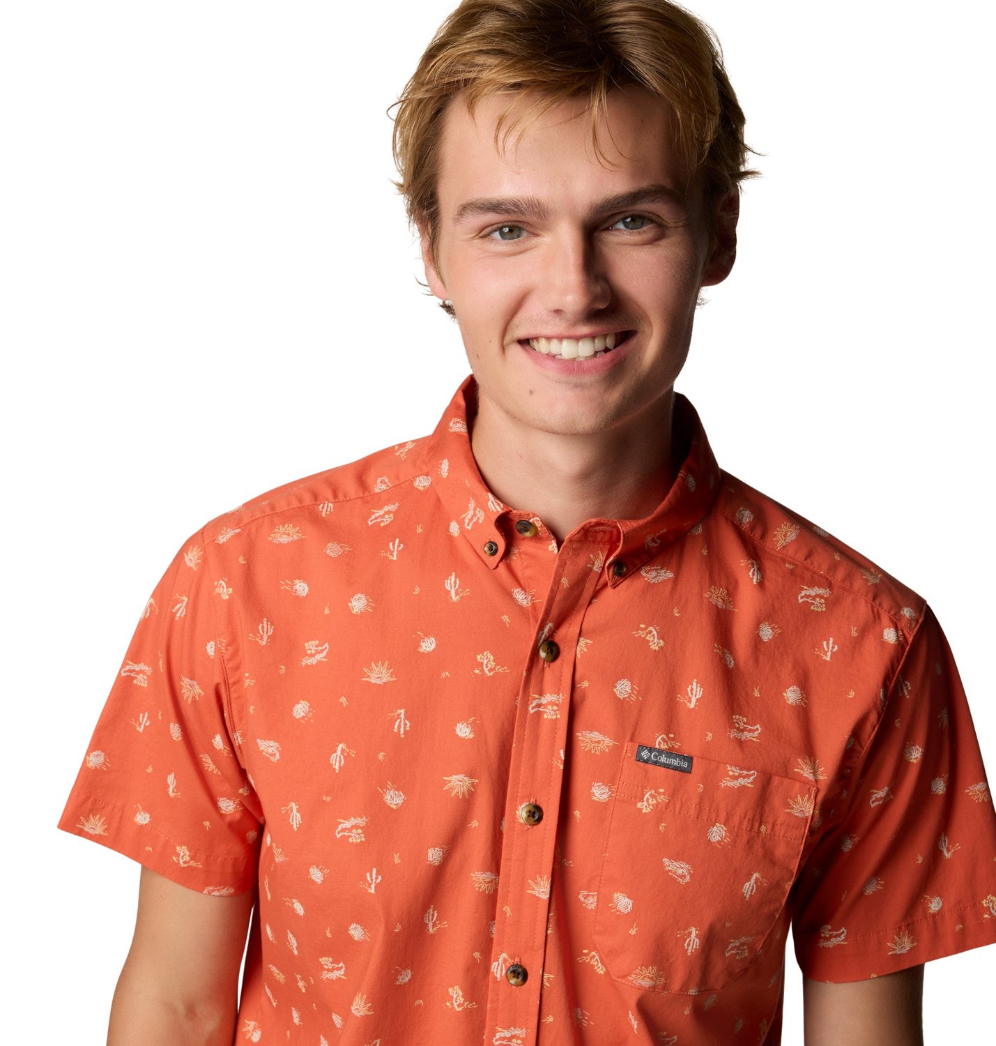 Columbia Sportswear Men's Rapid Rivers Printed Button Down Shirt - view number 5