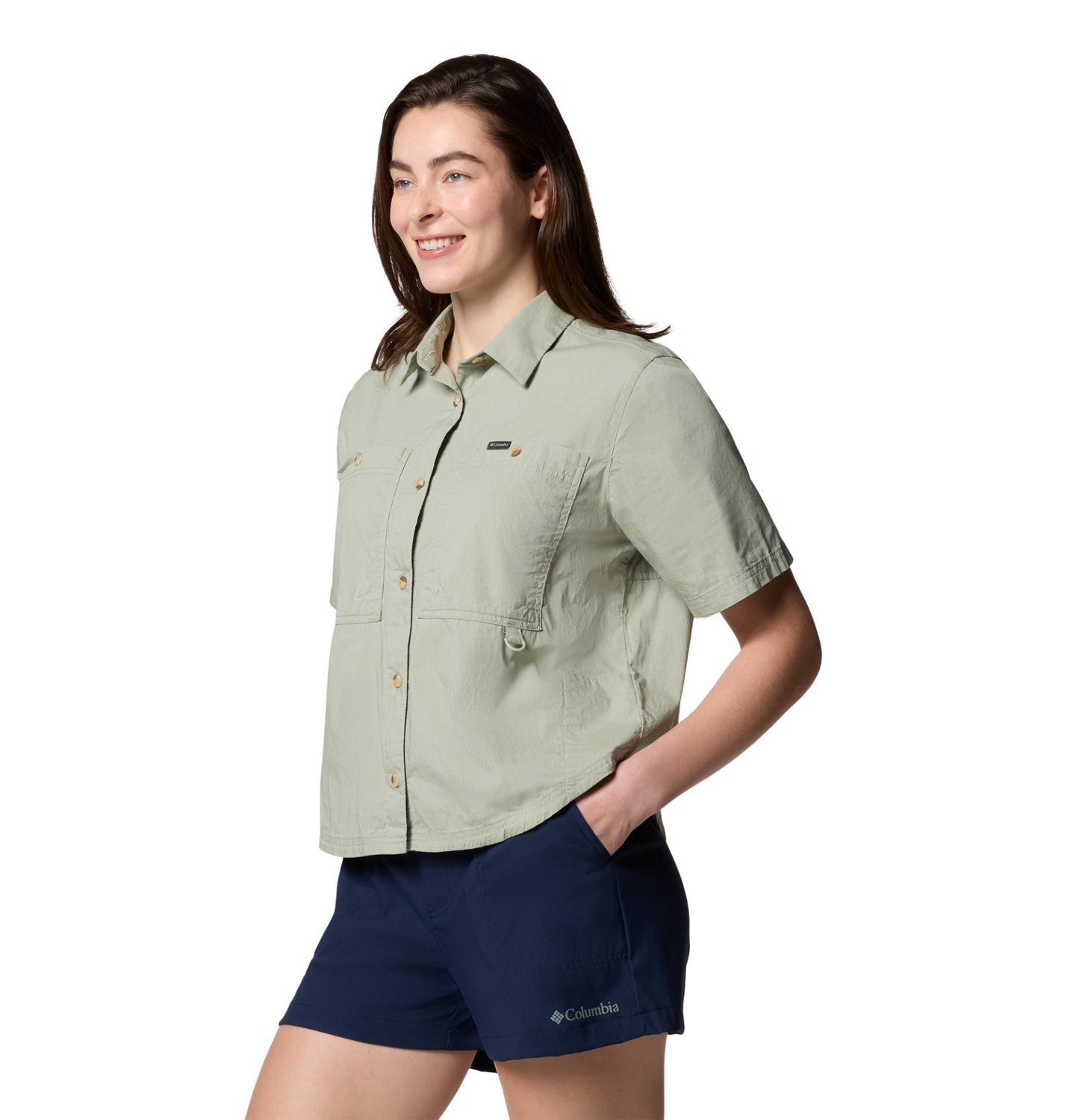 Columbia Sportswear Women's Brea Falls Woven Short Sleeve Collared Shirt - view number 4