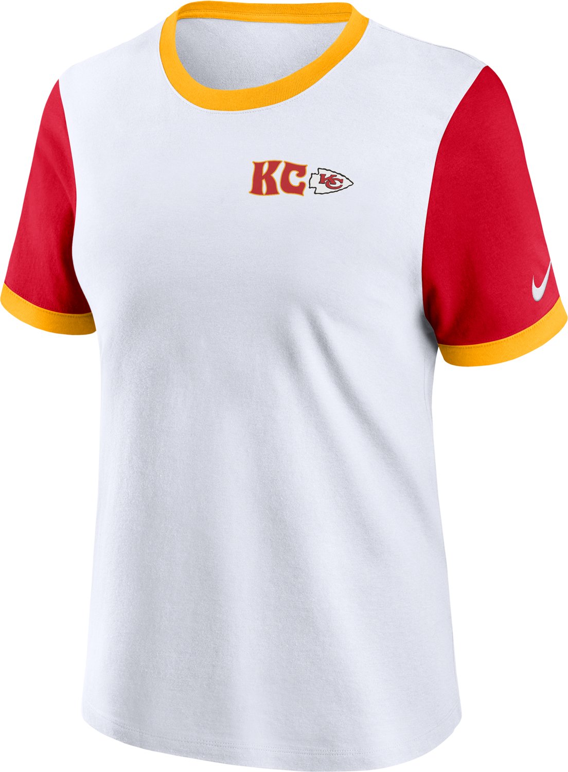 Nike Women's Kansas City Chiefs Rewind Ringer T-shirt - view number 2