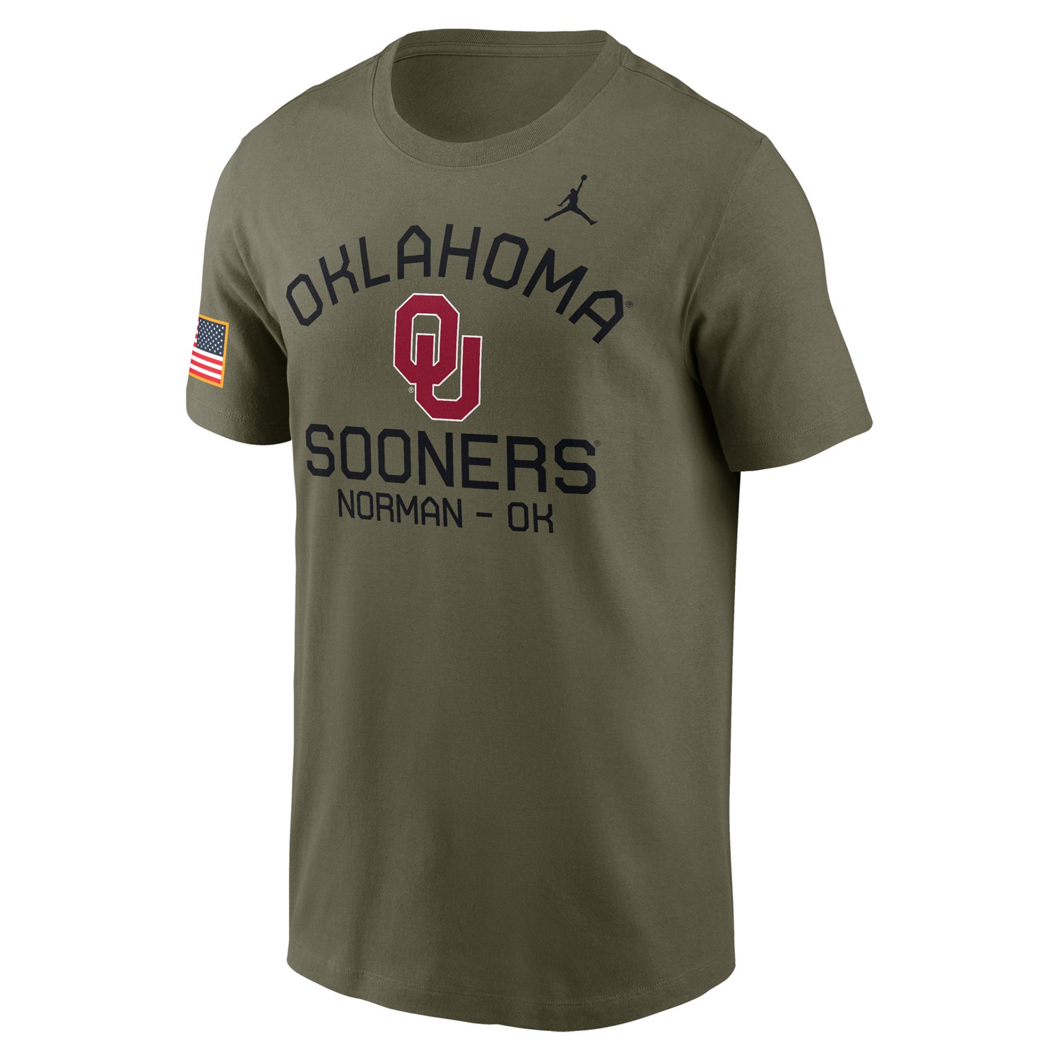 Jordan Men's Oklahoma Team Issue Military Appreciation T-shirt