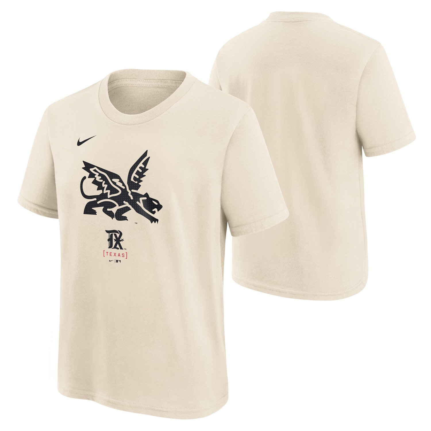 Nike Youth Texas Rangers City Connect Logo Short Sleeve T-shirt - view number 2