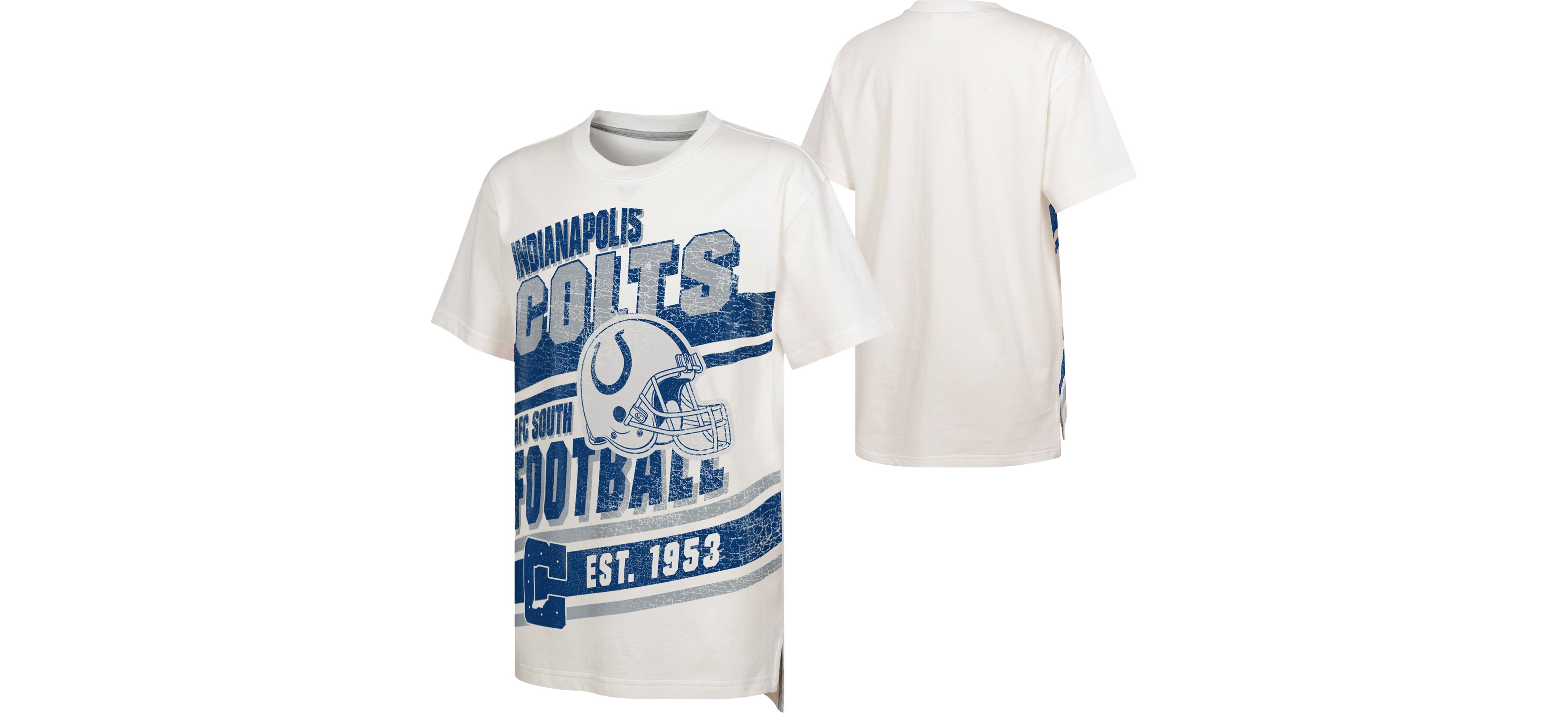 Outerstuff Youth Colts Let's Get Loud Crew Neck T-shirt