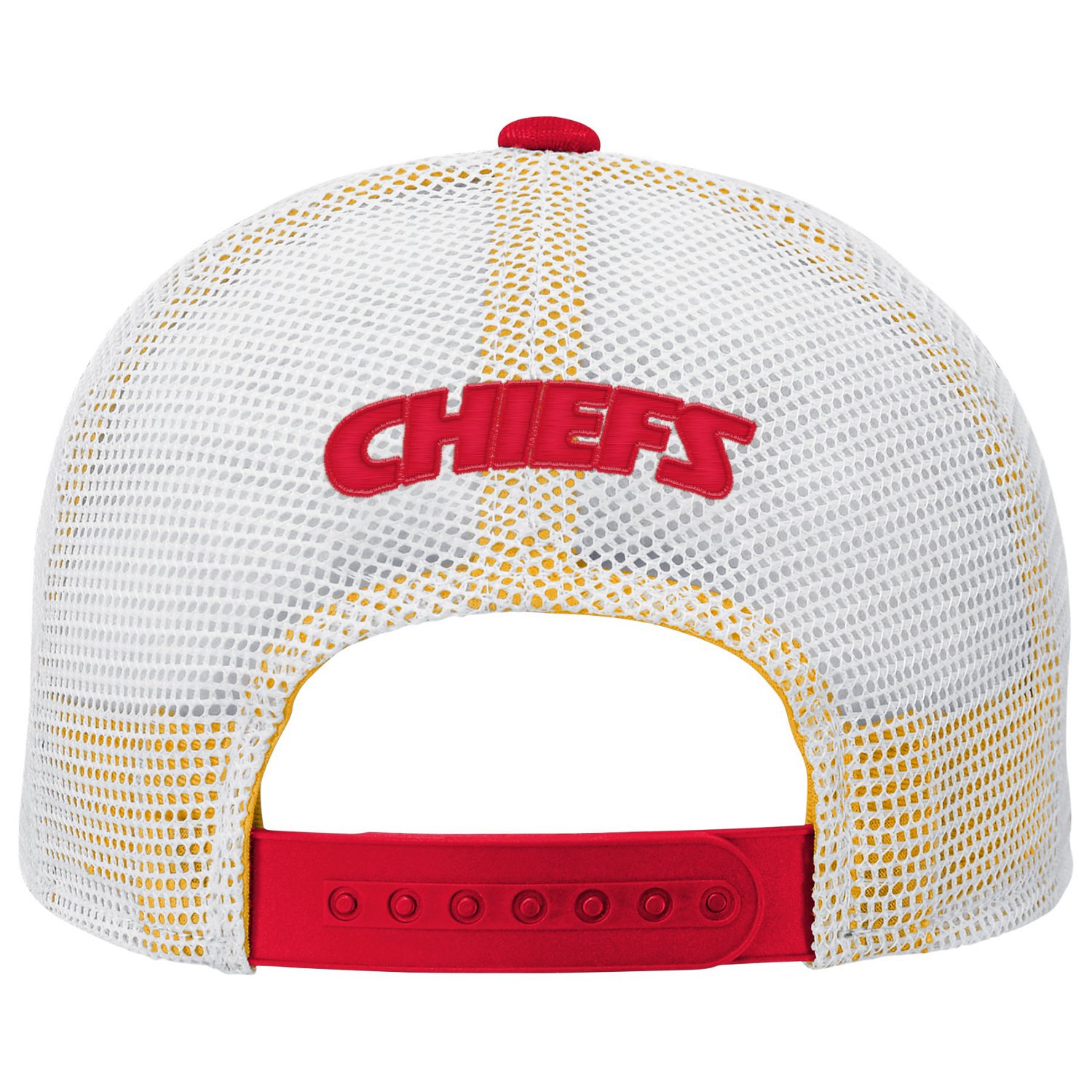 Outerstuff Boys' Kansas City Chiefs Core Lockup Mesh Back Adjustable Cap - view number 3