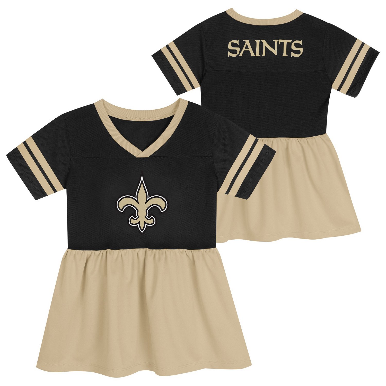 Outerstuff Girls' 4-6x Saints Stadium Lights Jersey Dress - view number 2