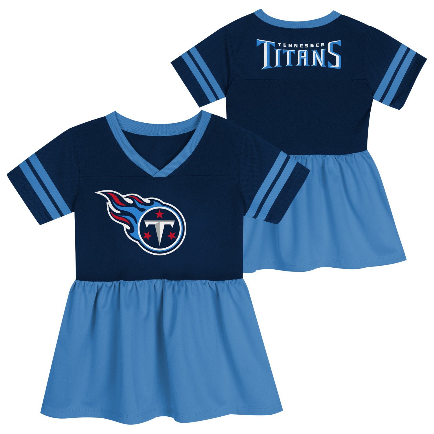 Outerstuff Girls' 4-6x Titans Stadium Lights Jersey Dress                                                                        - view number 2