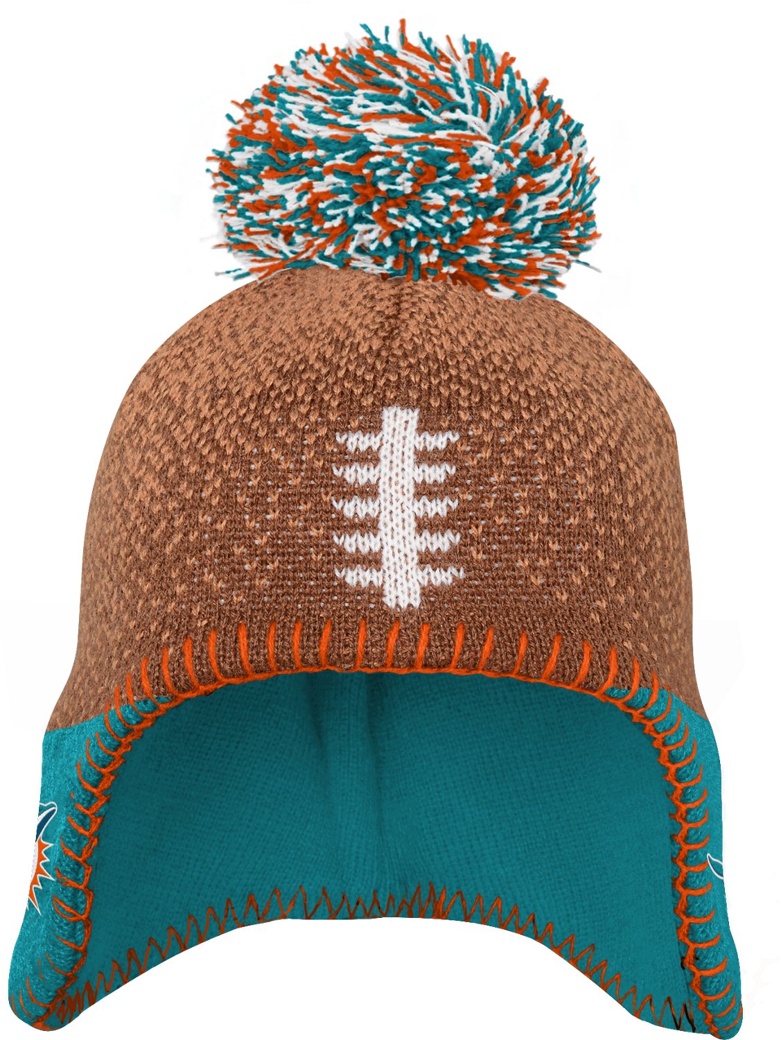 Outerstuff Infants' Dolphins Football Head Knit Hat - view number 3