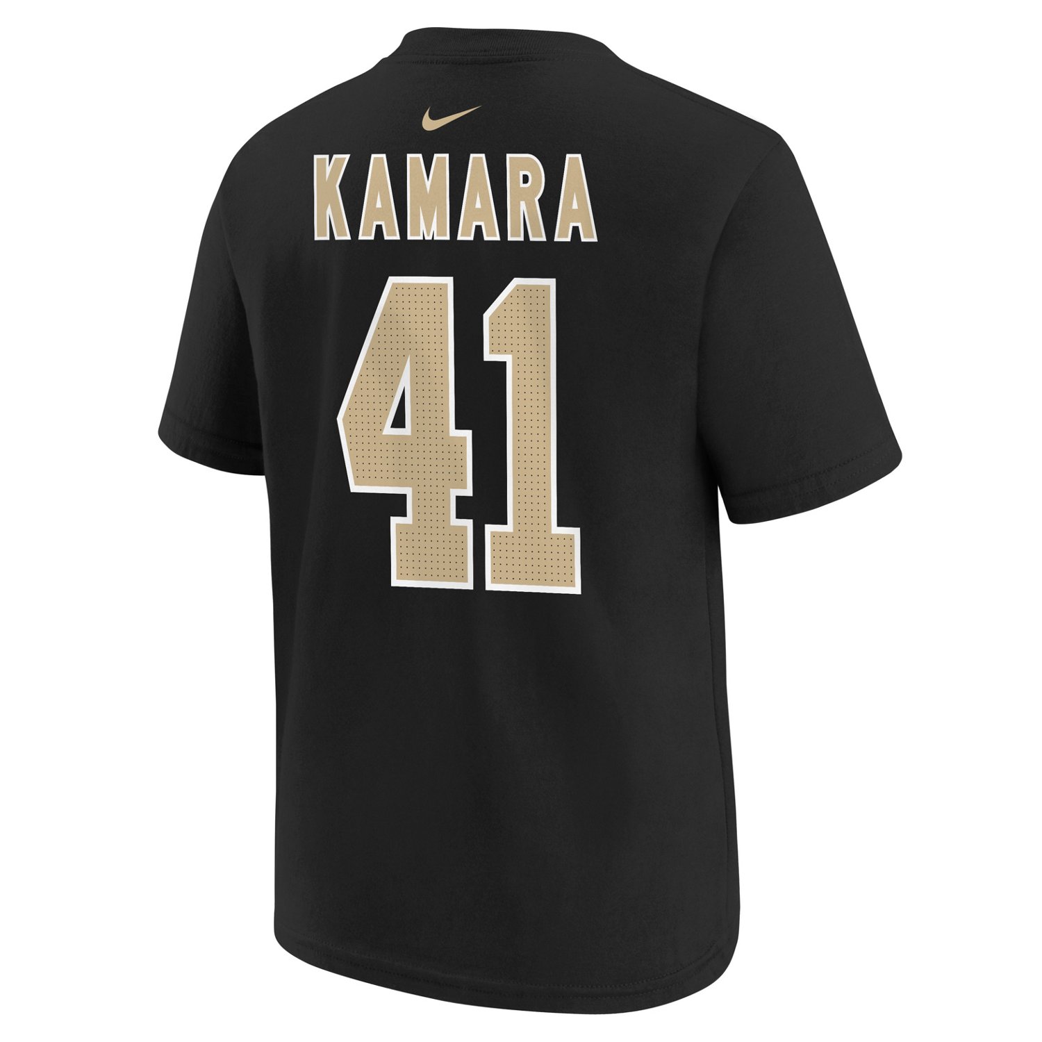 Nike Boys' New Orleans Saints Alvin Kamara Fuse Name and Number T-shirt - view number 3