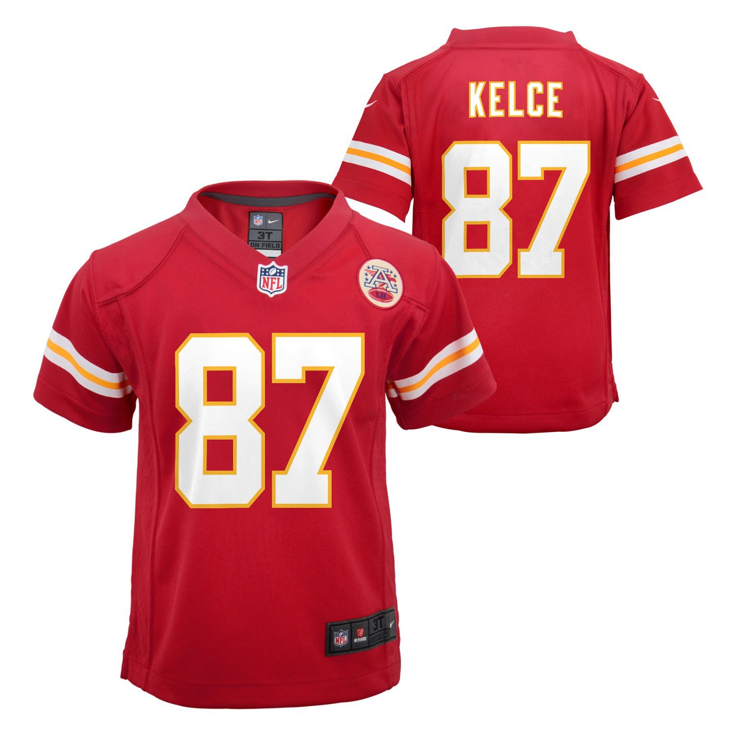 Nike Boys' 4-7 Kansas City Chiefs Travis Kelce Game Team Jersey                                                                  - view number 2