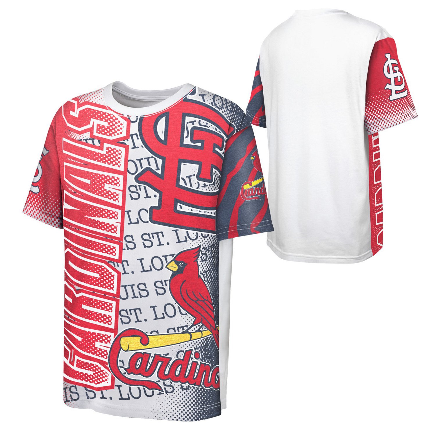 Outerstuff Boys' St Louis Cardinals Impact Hit Sublimated T-shirt - view number 2