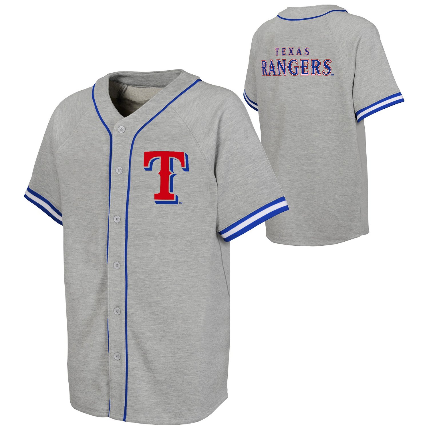 Outerstuff Youth Rangers Field Core Baseball Jersey - view number 2