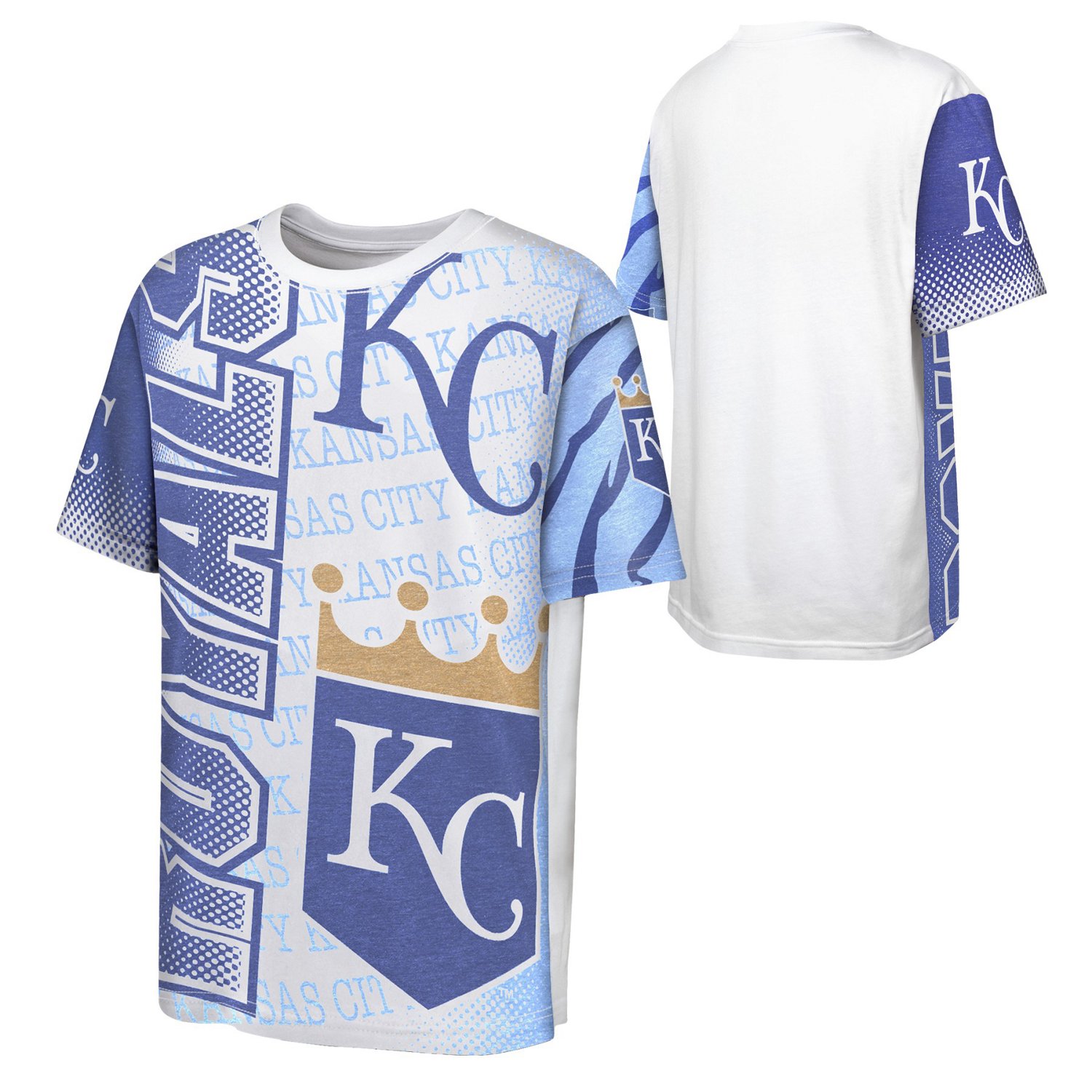 Outerstuff Youth Kansas City Royals Impact Hit Sublimated Short Sleeve T-shirt - view number 2