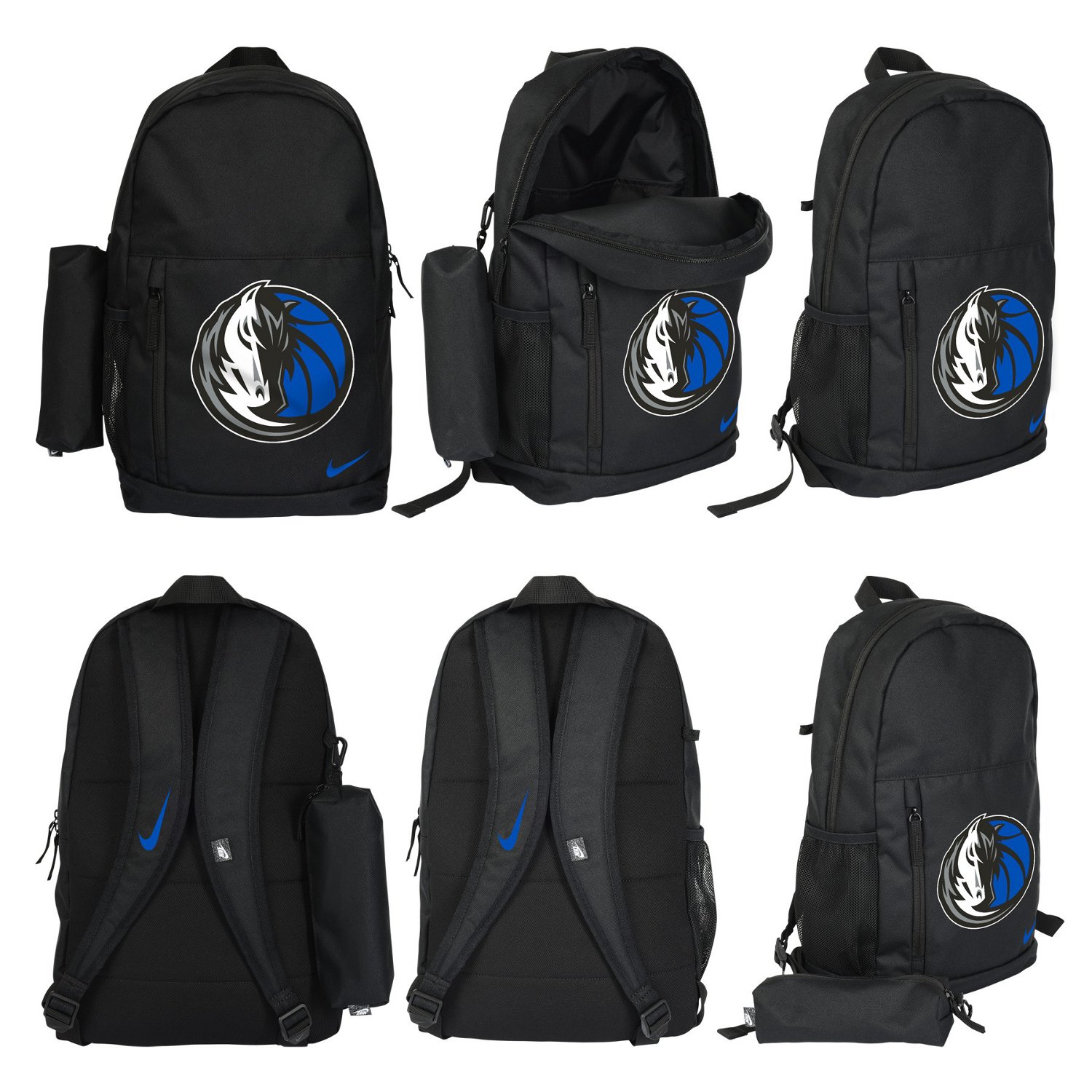 Nike Kids' Dallas Mavericks NBA Elemental Logo Backpack                                                                          - view number 2