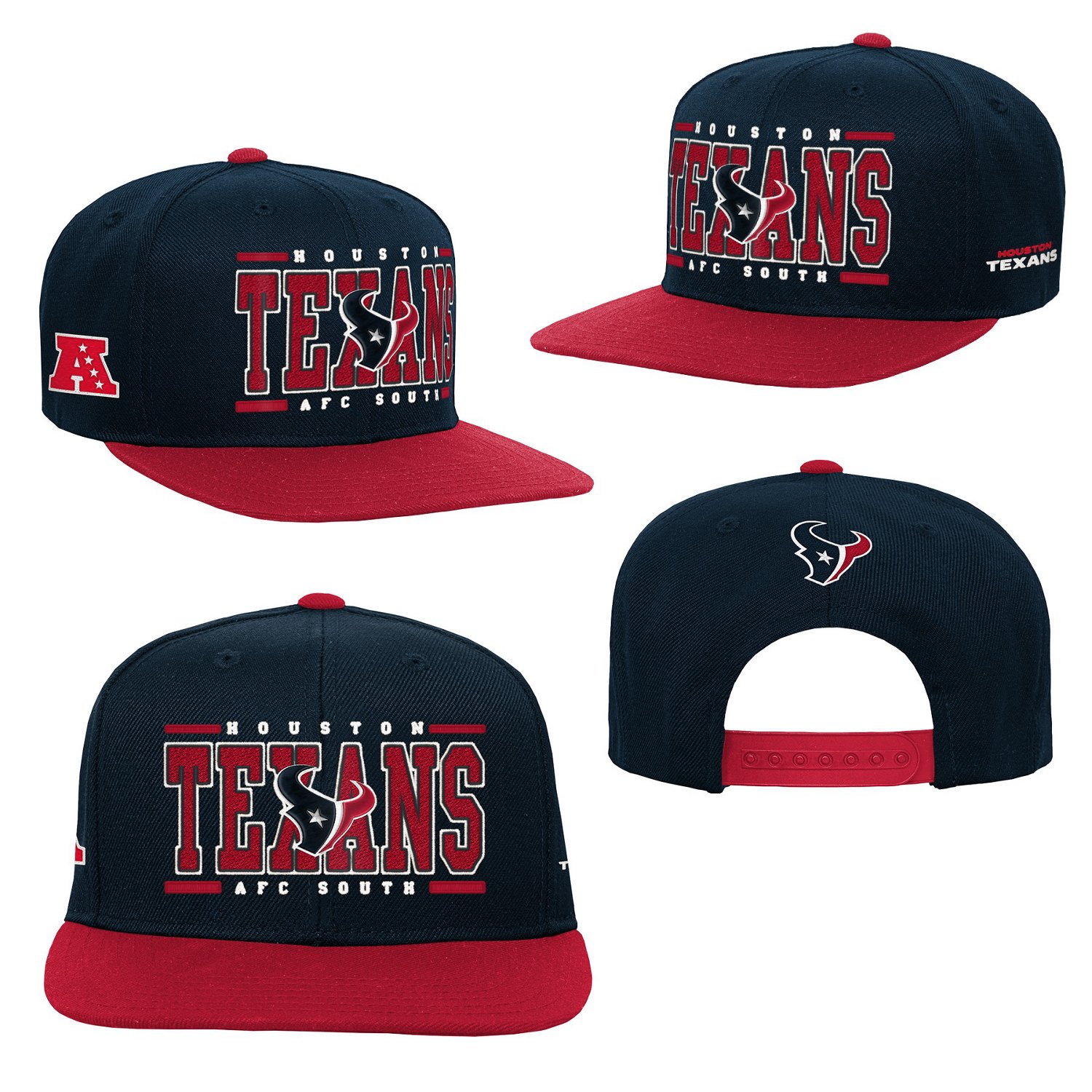 Outerstuff Boys' Houston Texans Retro Deadstock Snapback Cap - view number 2