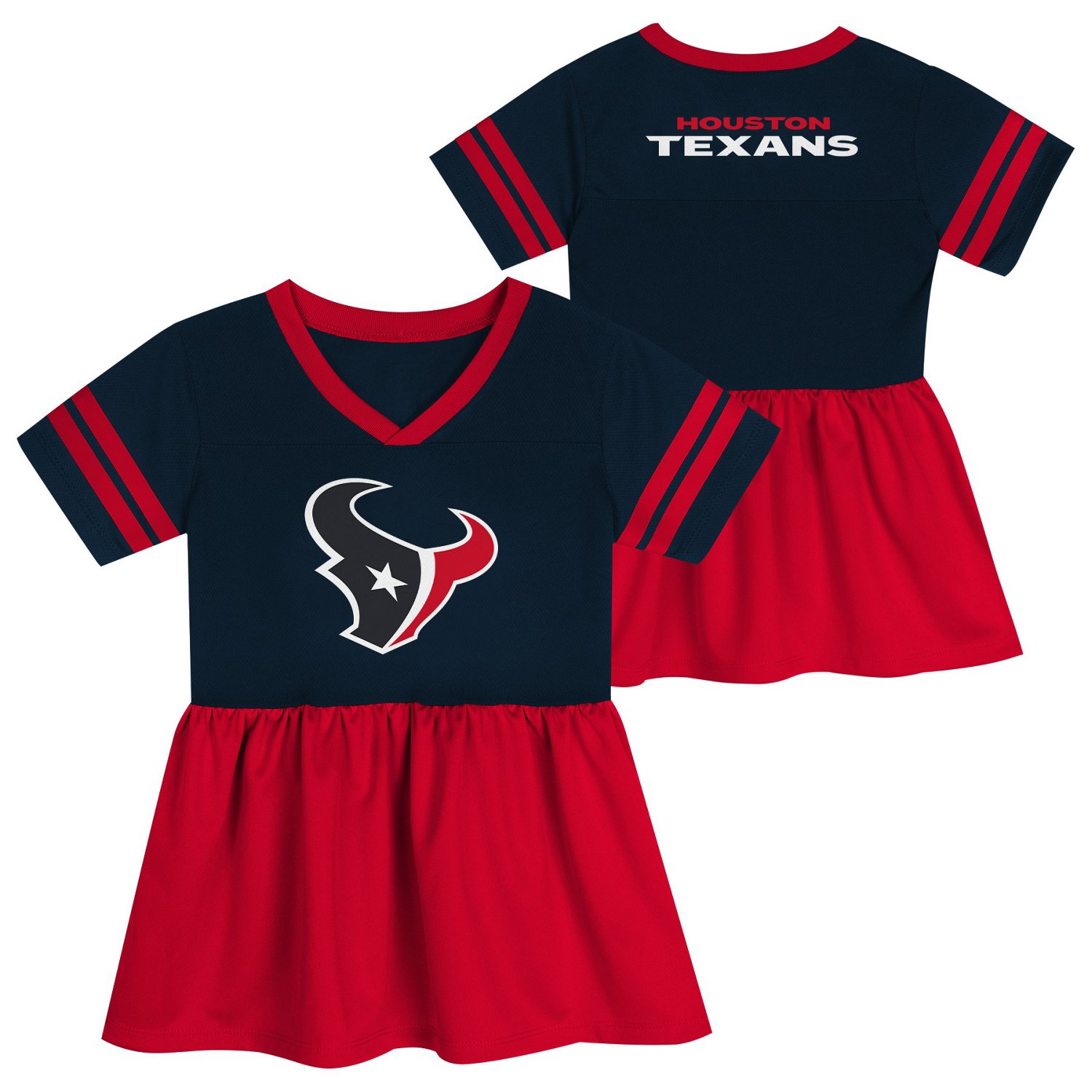 Outerstuff Girls' 4-6x Texans Stadium Lights Jersey Dress - view number 2