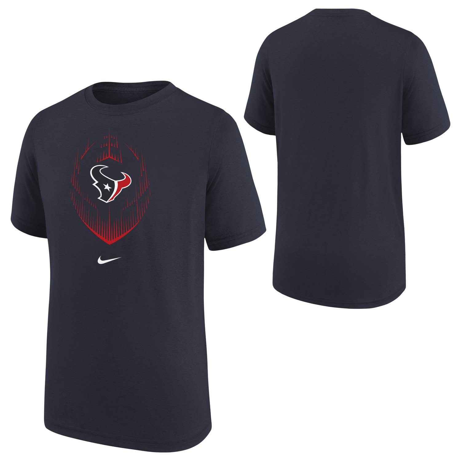 Nike Boys' 8-20 Texans Nike Legend Icon Short Sleeve T-shirt - view number 2