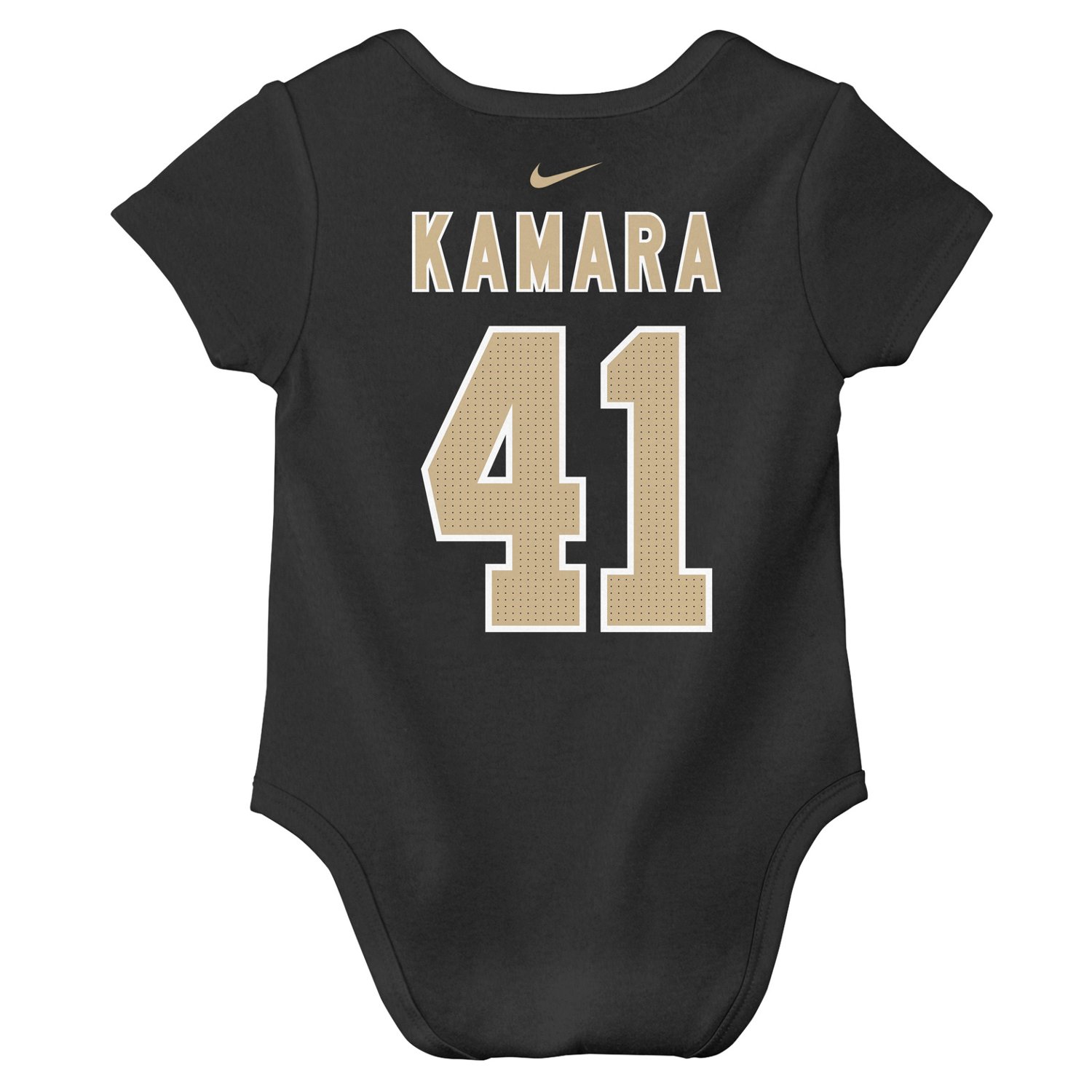 Nike Infants' New Orleans Saints Alvin Kamara Game Team Jersey Romper - view number 3