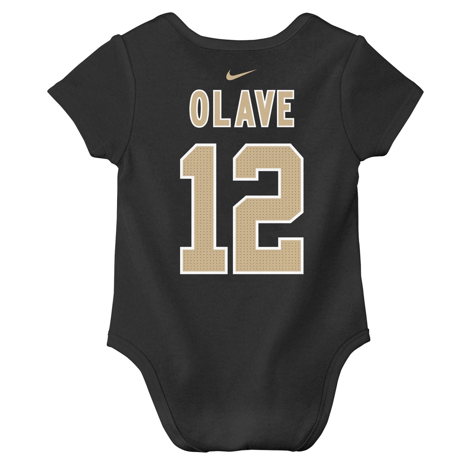 Nike Infants' New Orleans Saints Chris Olave Game Team Jersey Romper - view number 3