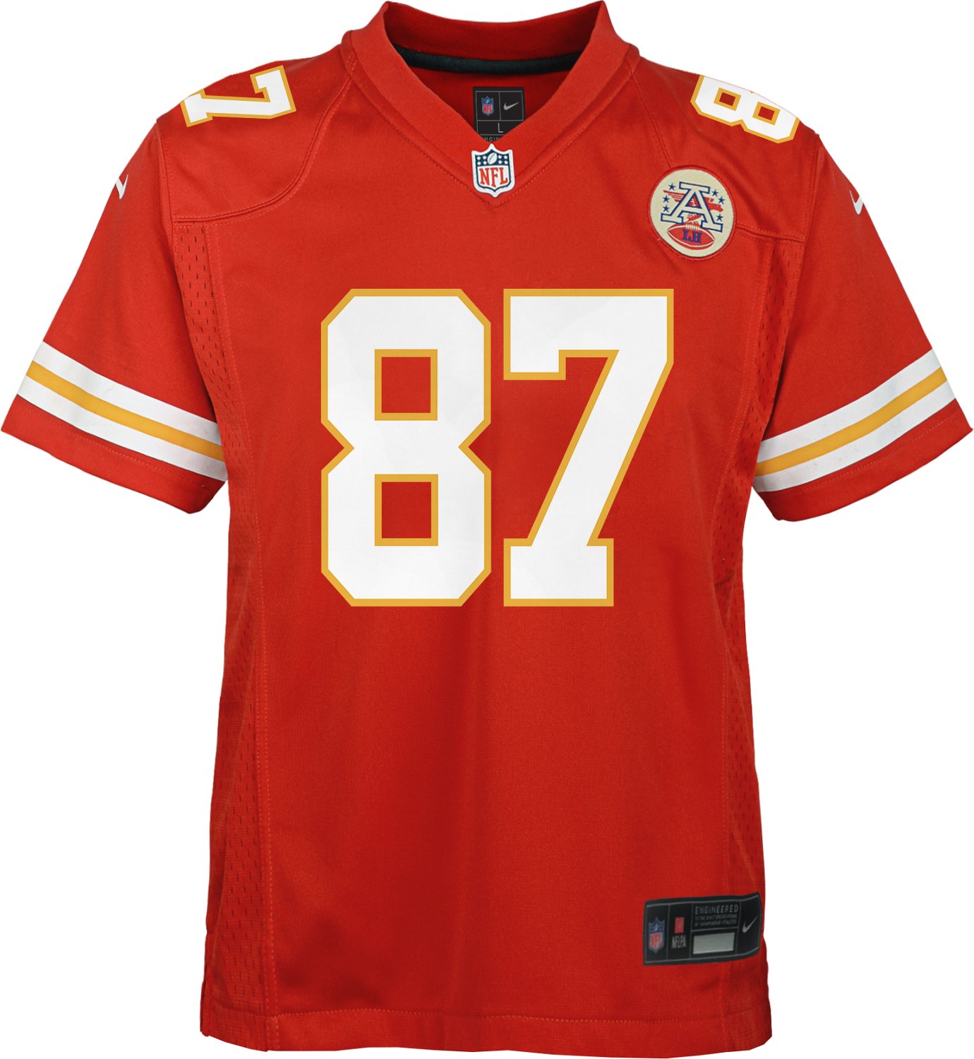 Nike Boys' Kansas City Chiefs Travis Kelce Game Team Jersey                                                                      - view number 2