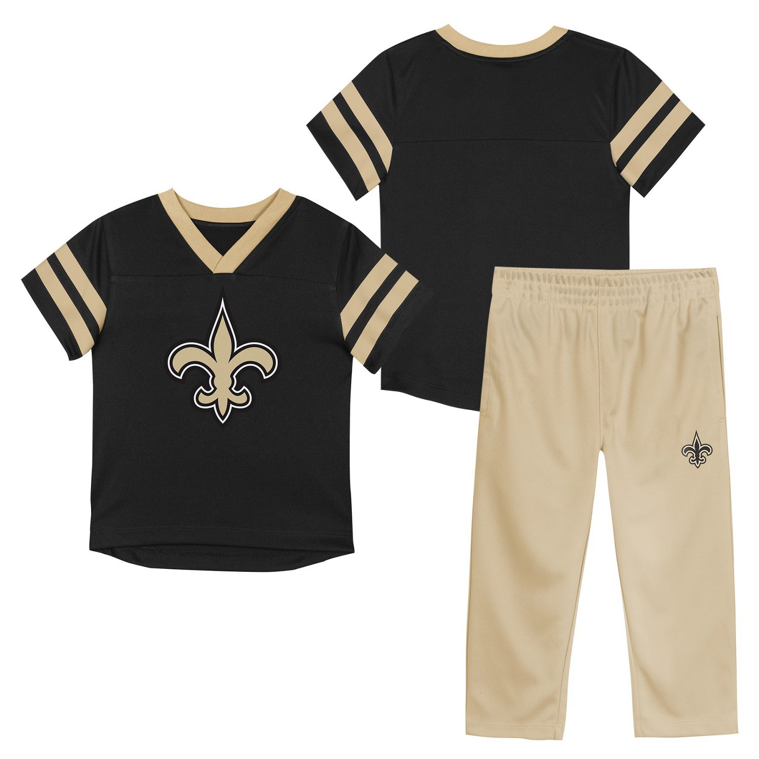 Outerstuff Boys' 4-7 Saints Team Logo Redzone Jersey Top and Pant Set                                                            - view number 2