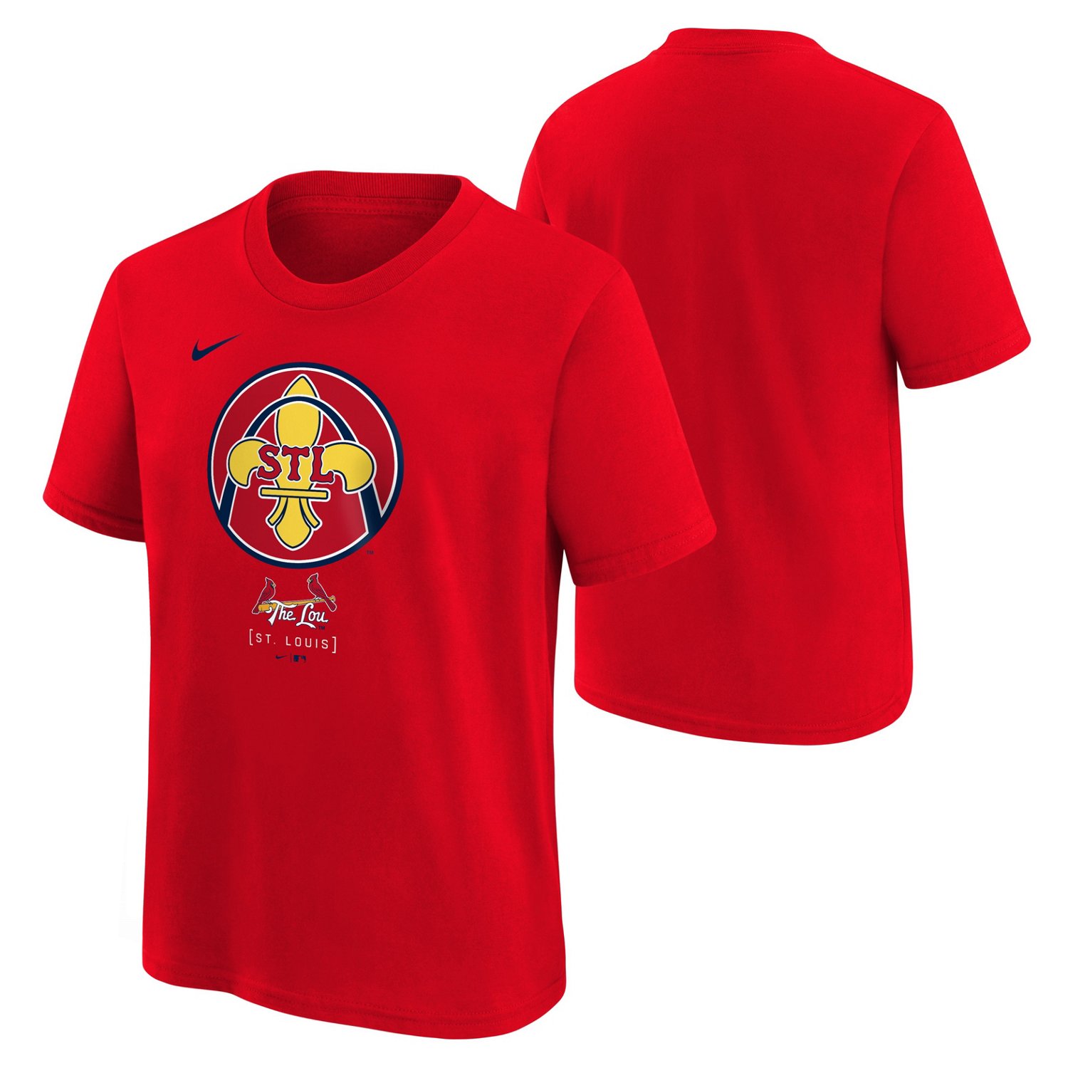 Nike Youth St. Louis Cardinals City Connect Logo Short Sleeve T-shirt - view number 2