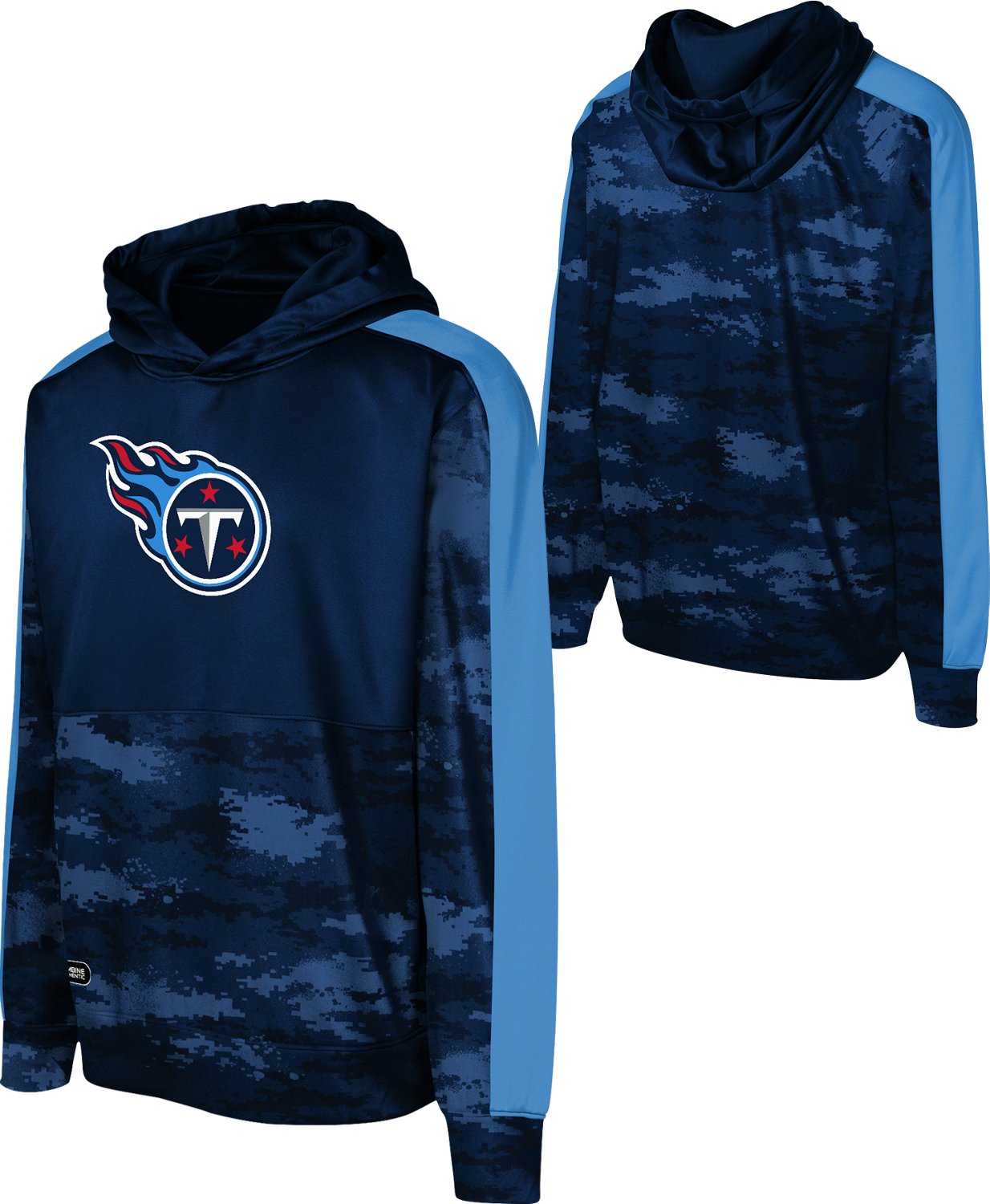 Outerstuff Youth Titans Pro Drill Long Sleeve Basic Pullover Hoodie                                                              - view number 1