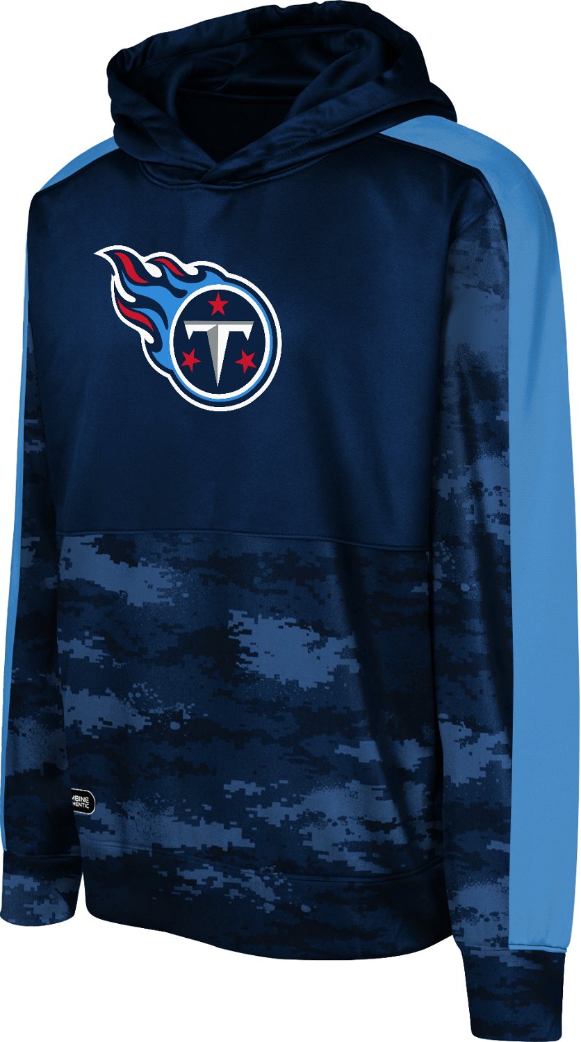 Outerstuff Youth Titans Pro Drill Long Sleeve Basic Pullover Hoodie                                                              - view number 2