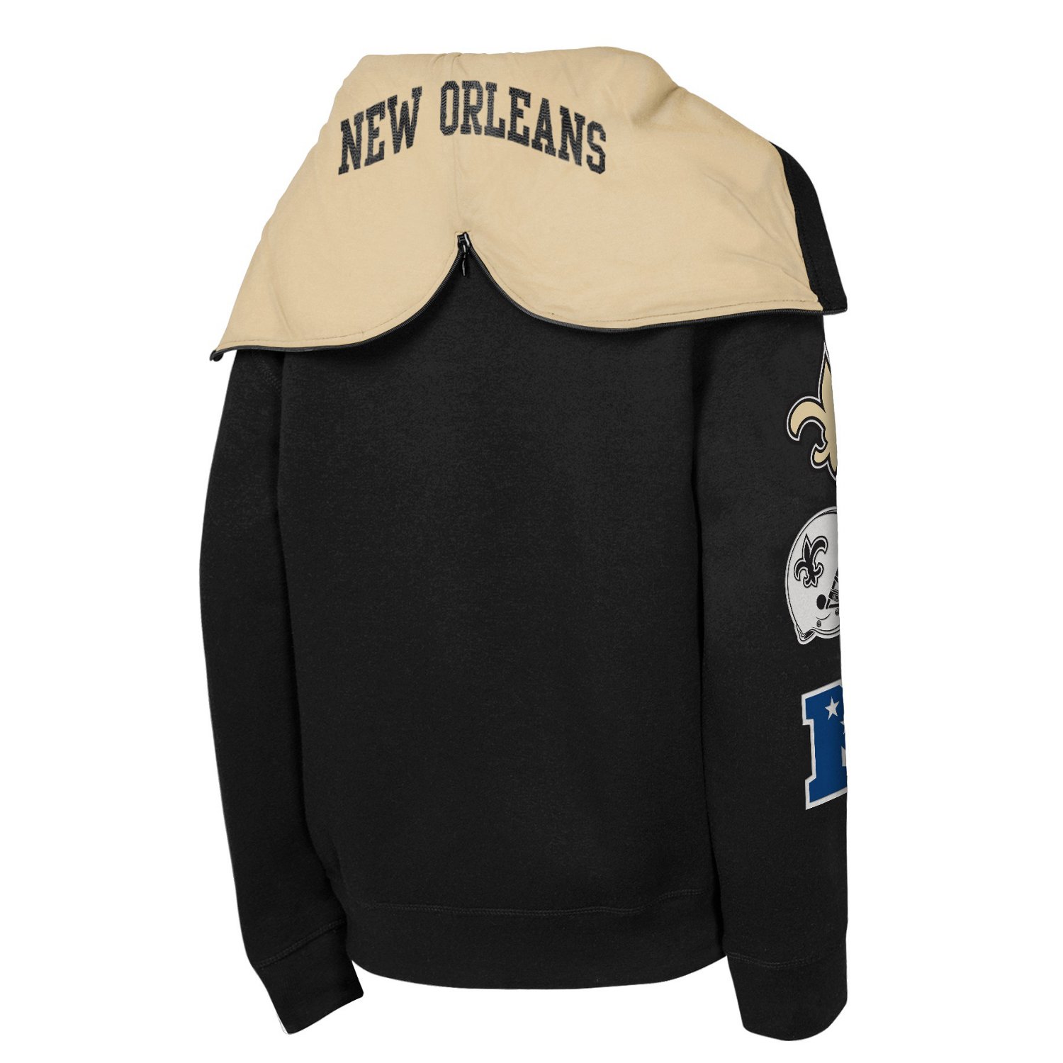 Outerstuff Boys’ New Orleans Saints World Wide Fleece Pullover Hoodie                                                          - view number 3