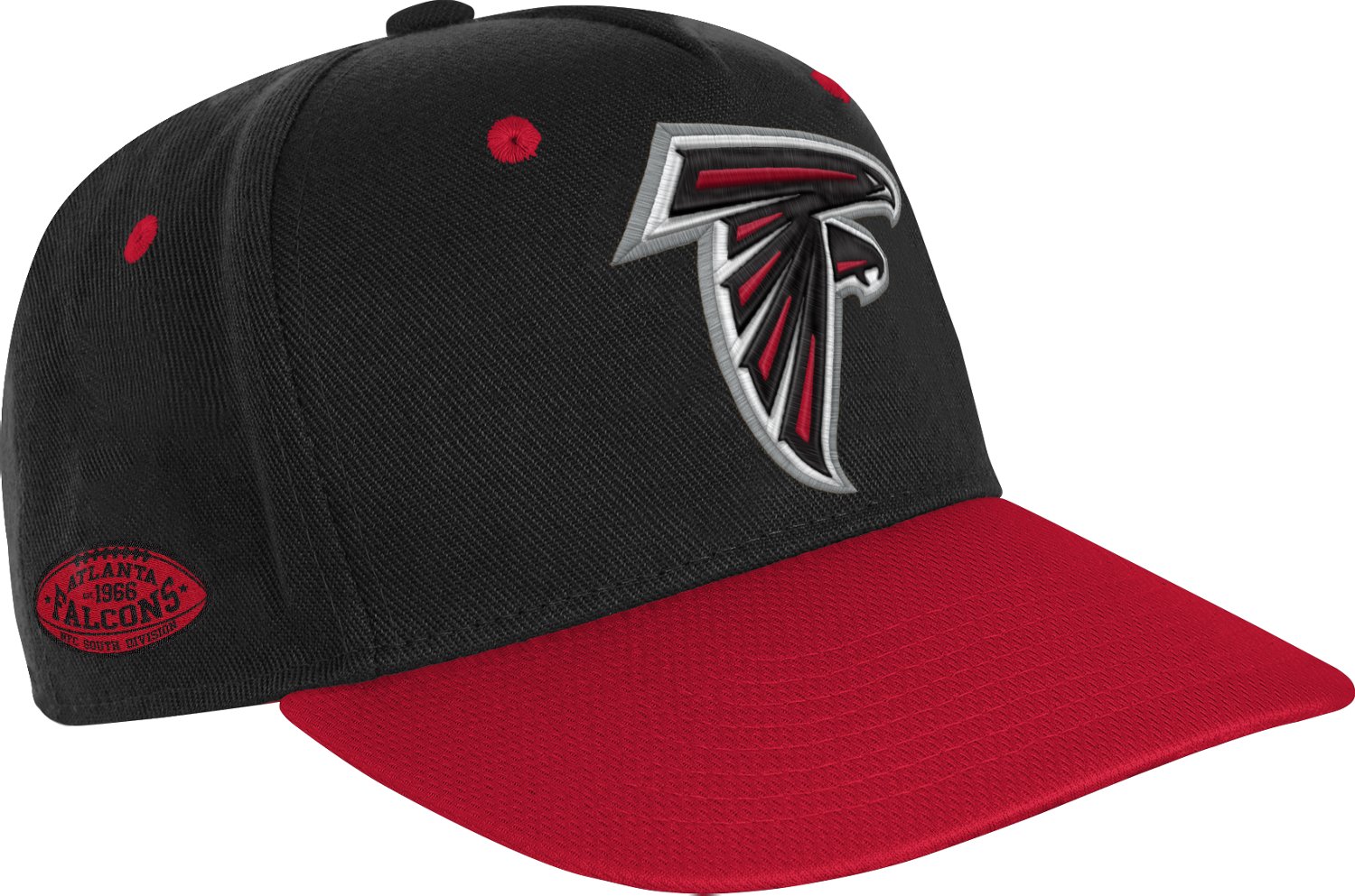 Outerstuff Boys' Atlanta Falcons Pro-Sport Precurved Snapback Cap                                                                - view number 2