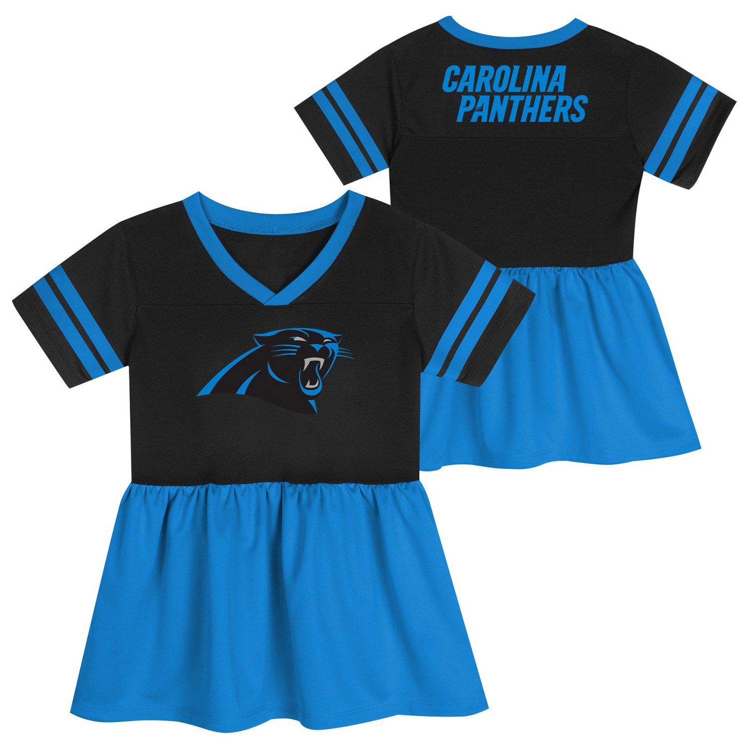 Outerstuff Girls' 4-6x Panthers Stadium Lights Jersey Dress - view number 2