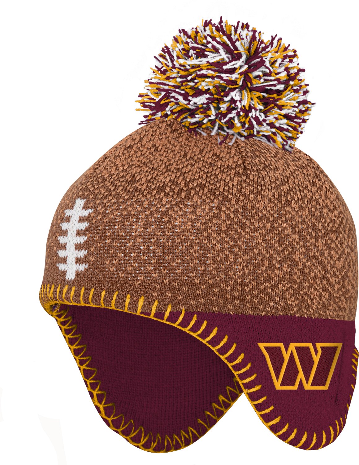 Outerstuff Infants' Commanders Football Head Knit Hat