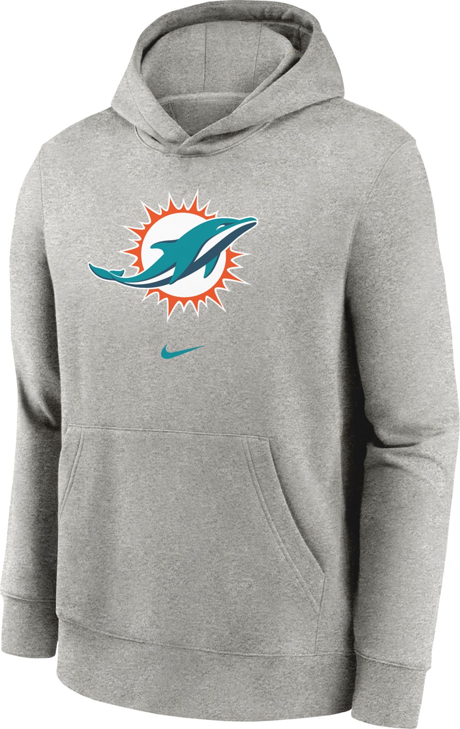 Nike Kids' Miami Dolphins Club Fleece Logo Hoodie                                                                                - view number 2