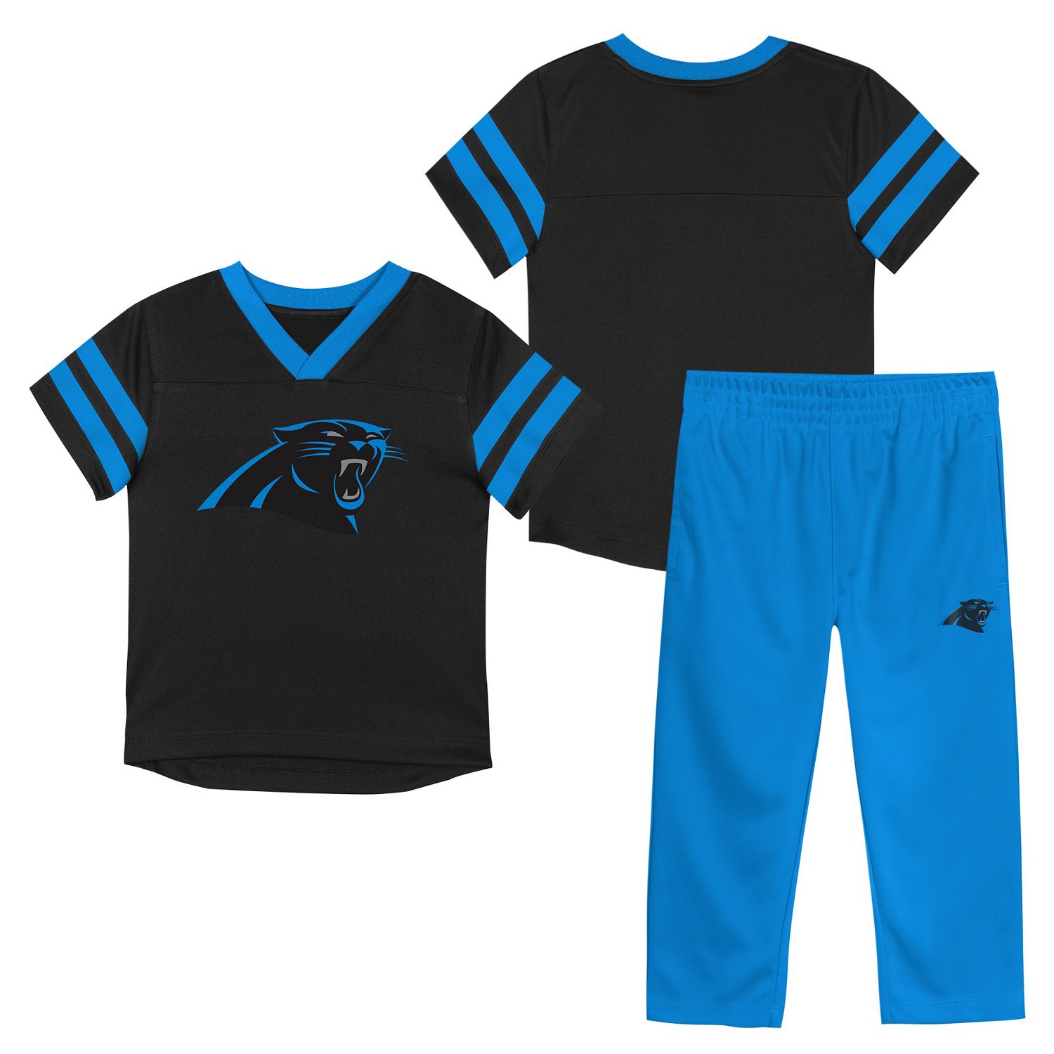 Outerstuff Boys' 4-7 Panthers Team Logo Redzone Jersey Top and Pant Set                                                          - view number 2