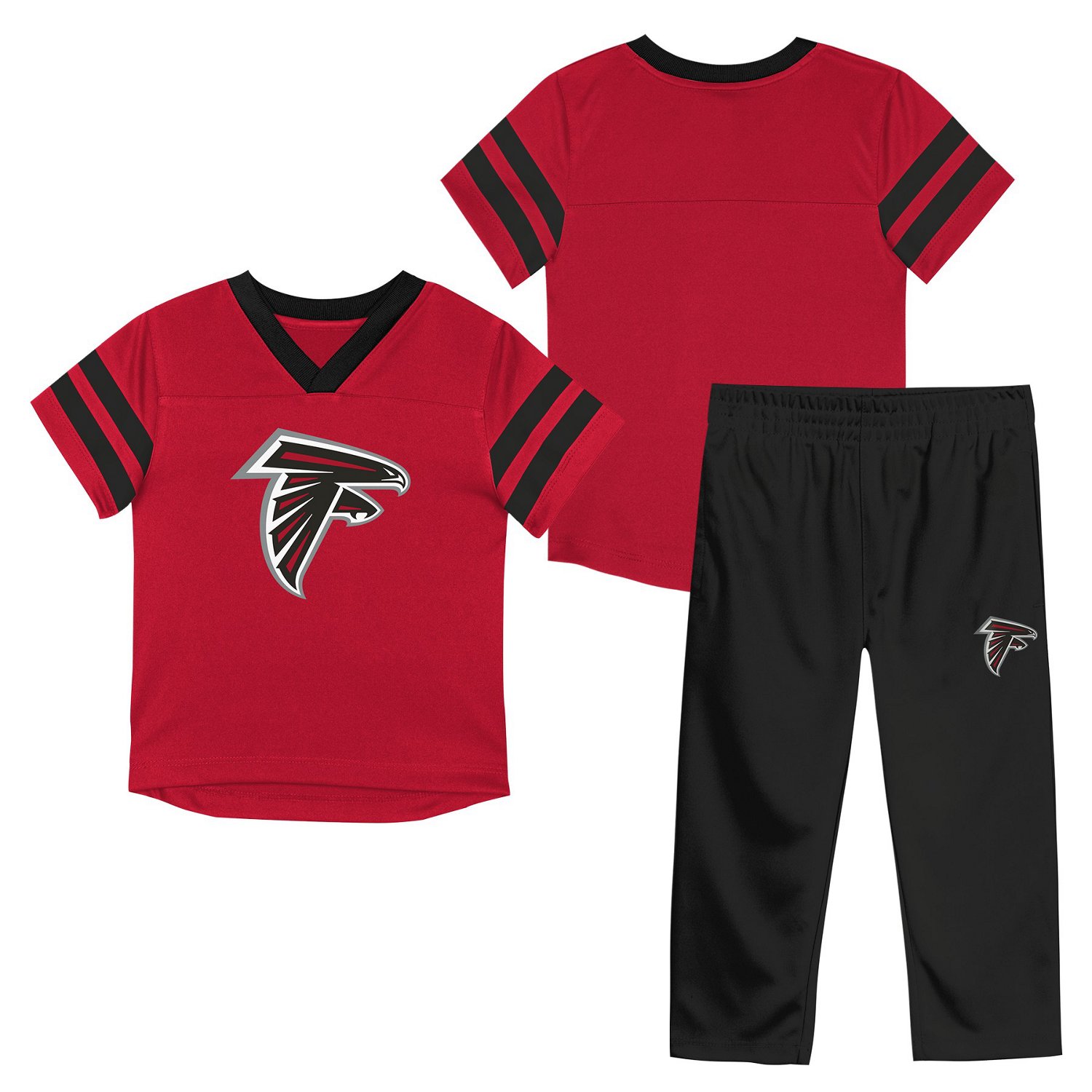 Outerstuff Boys' 4-7 Falcons Team Logo Redzone Jersey Top and Pant Set                                                           - view number 2