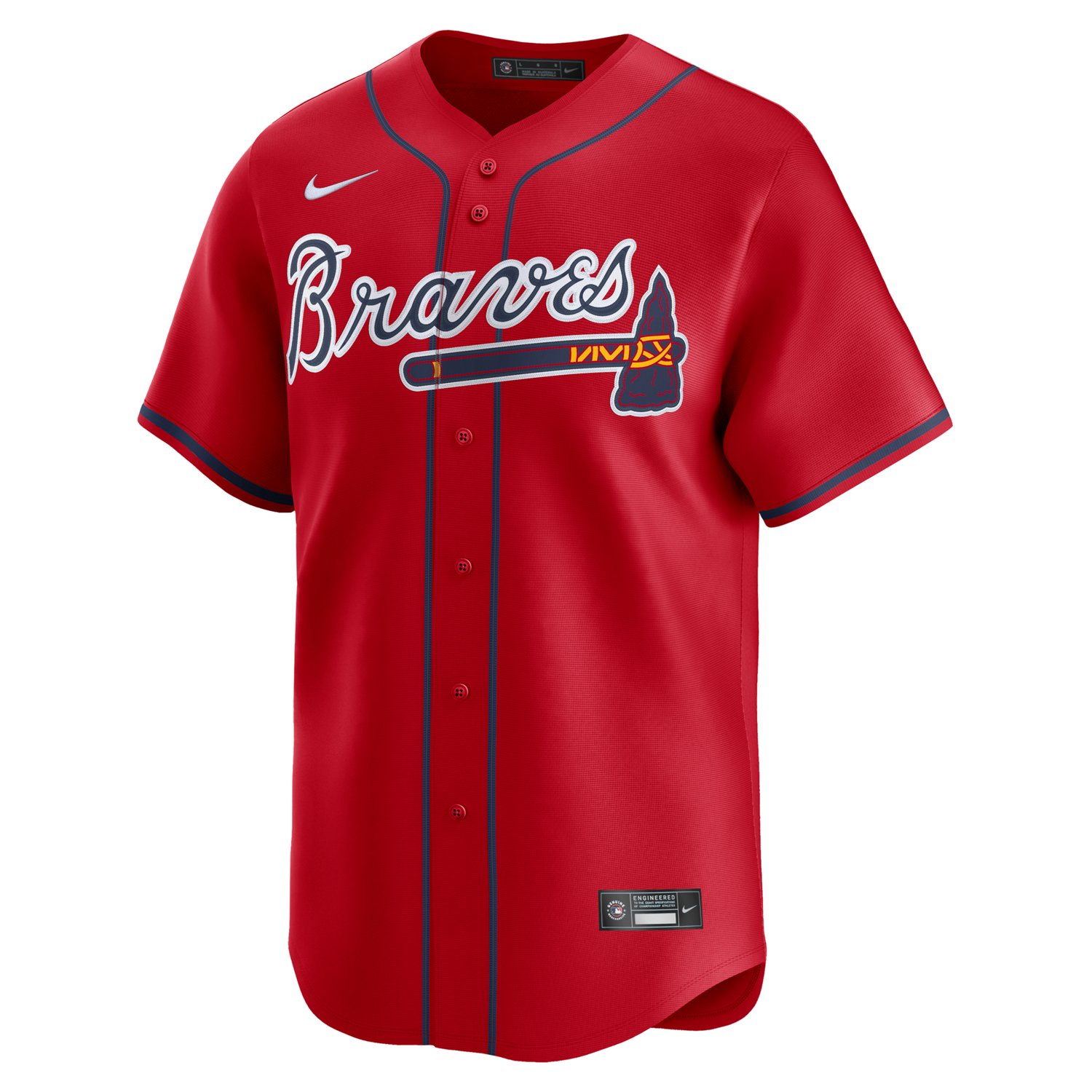 Nike Men's Atlanta Braves Alt2 Limited Jersey  - view number 2