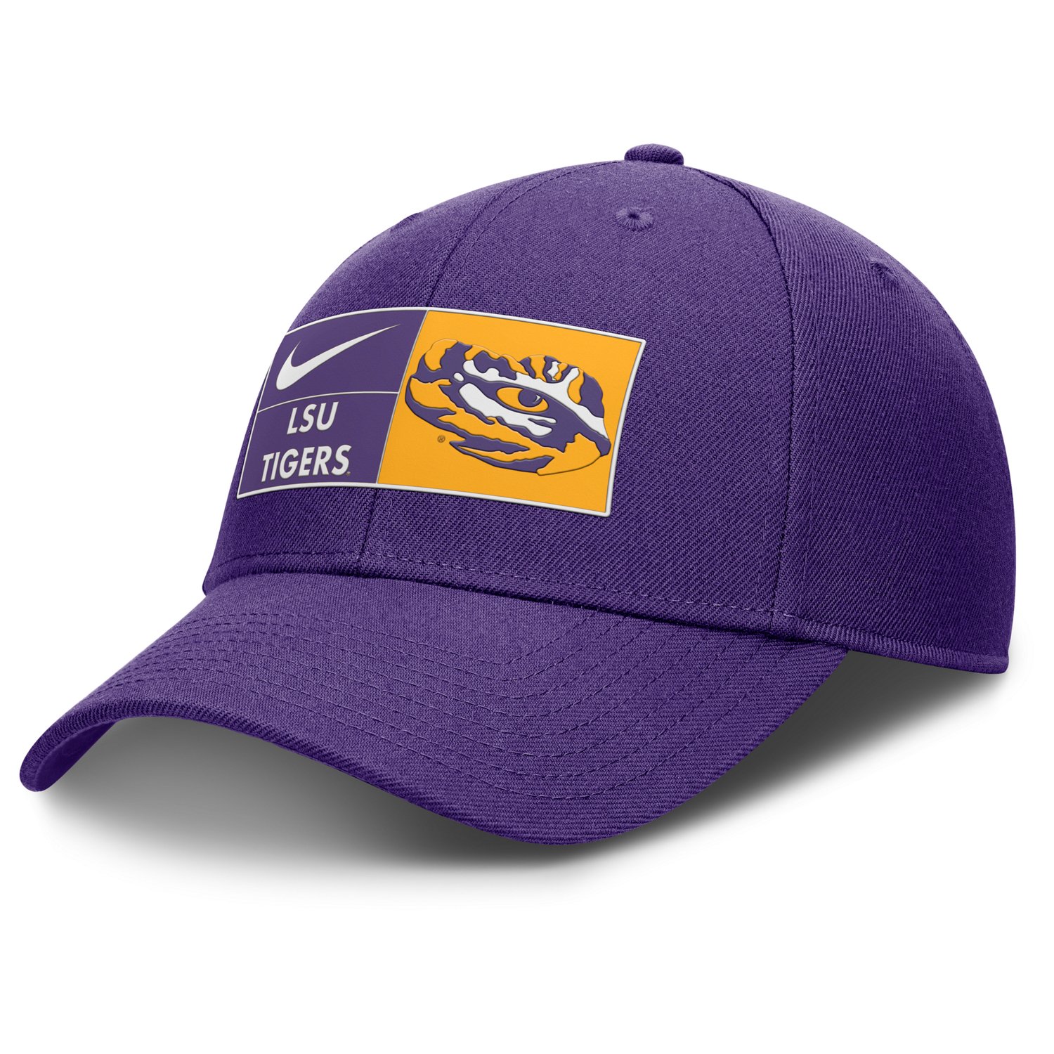 Nike LSU Dri Fit Club Structured Adjustable Cap