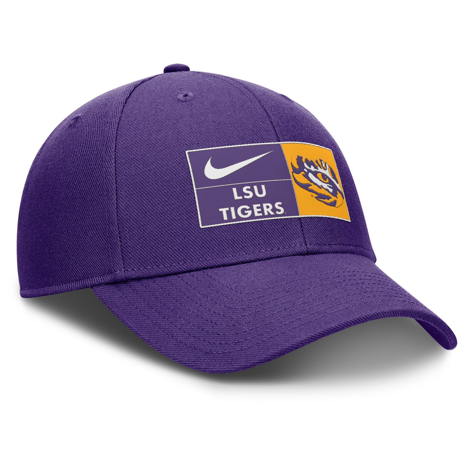 Nike LSU Dri Fit Club Structured Adjustable Cap - view number 3