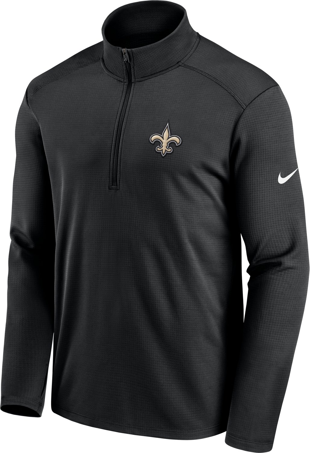 Nike Men's New Orleans Saints Franchise Pacer Long Sleeve 1/2-Zip Jacket