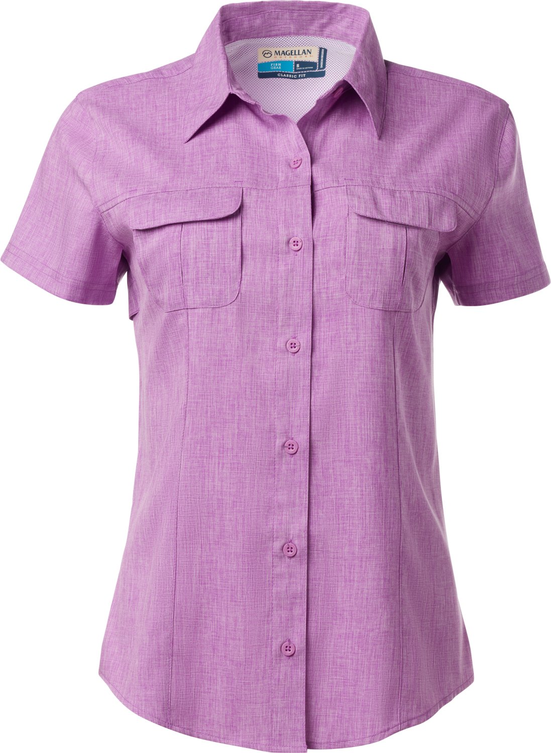 Magellan Outdoors Women's Aransas Pass Heathered Fishing Top