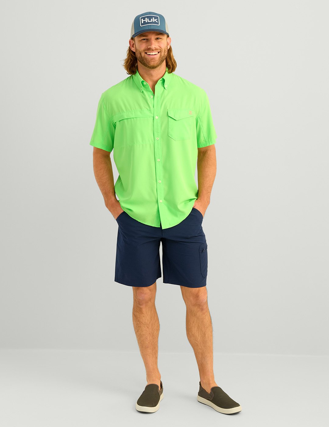 Huk Men's Tide Point Button Down Shirt - view number 3
