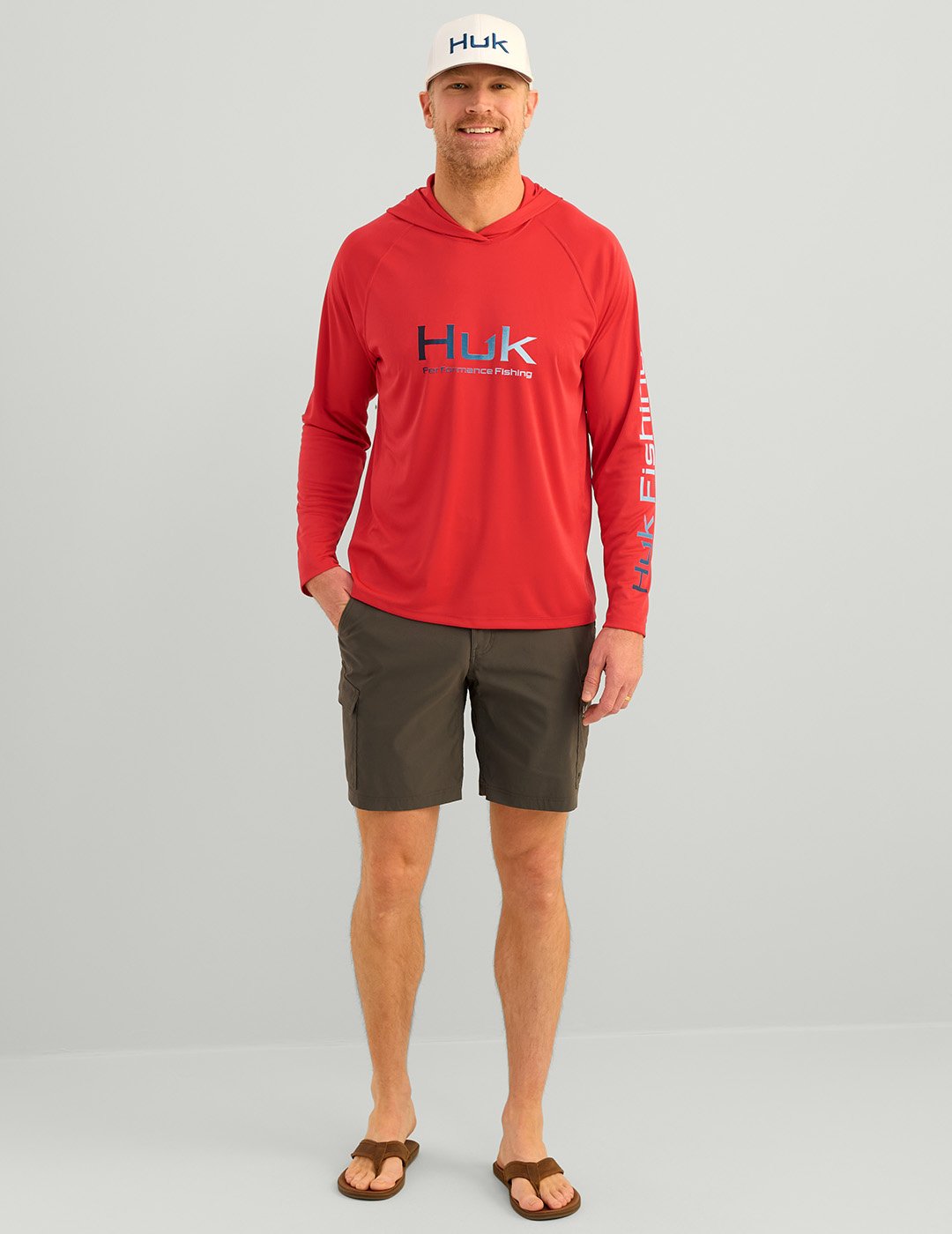 Huk Men's Vented Pursuit Hoodie - view number 3