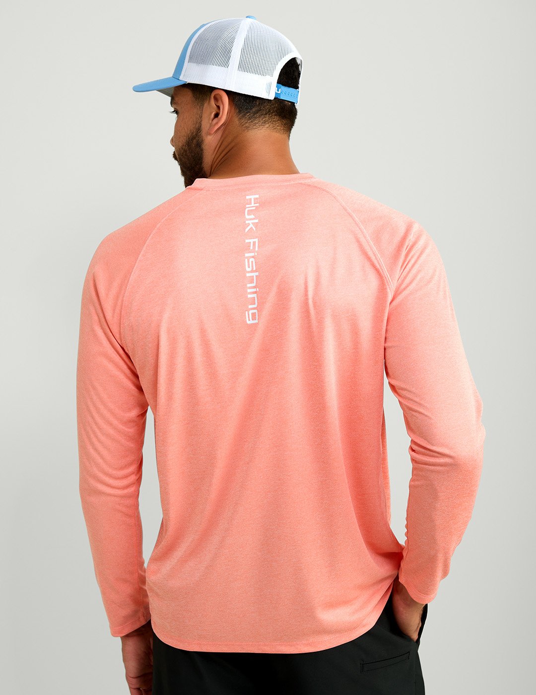 Huk Men's Vented Pursuit Long Sleeve Graphic T-shirt - view number 2