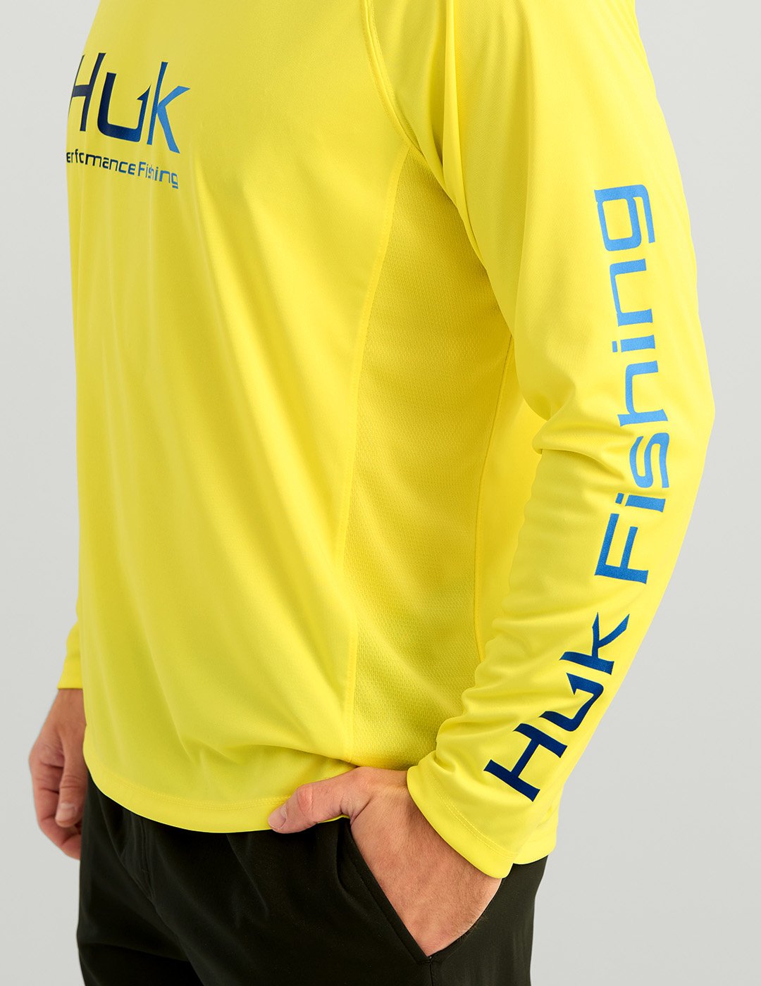 Huk Men's Vented Pursuit Long Sleeve Graphic T-shirt - view number 4