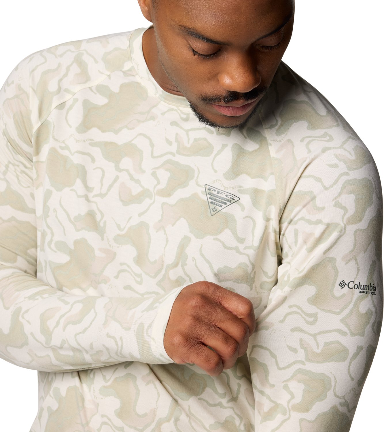 Columbia Sportswear Men's PFG Uncharted™ Long Sleeve T-shirt - view number 3