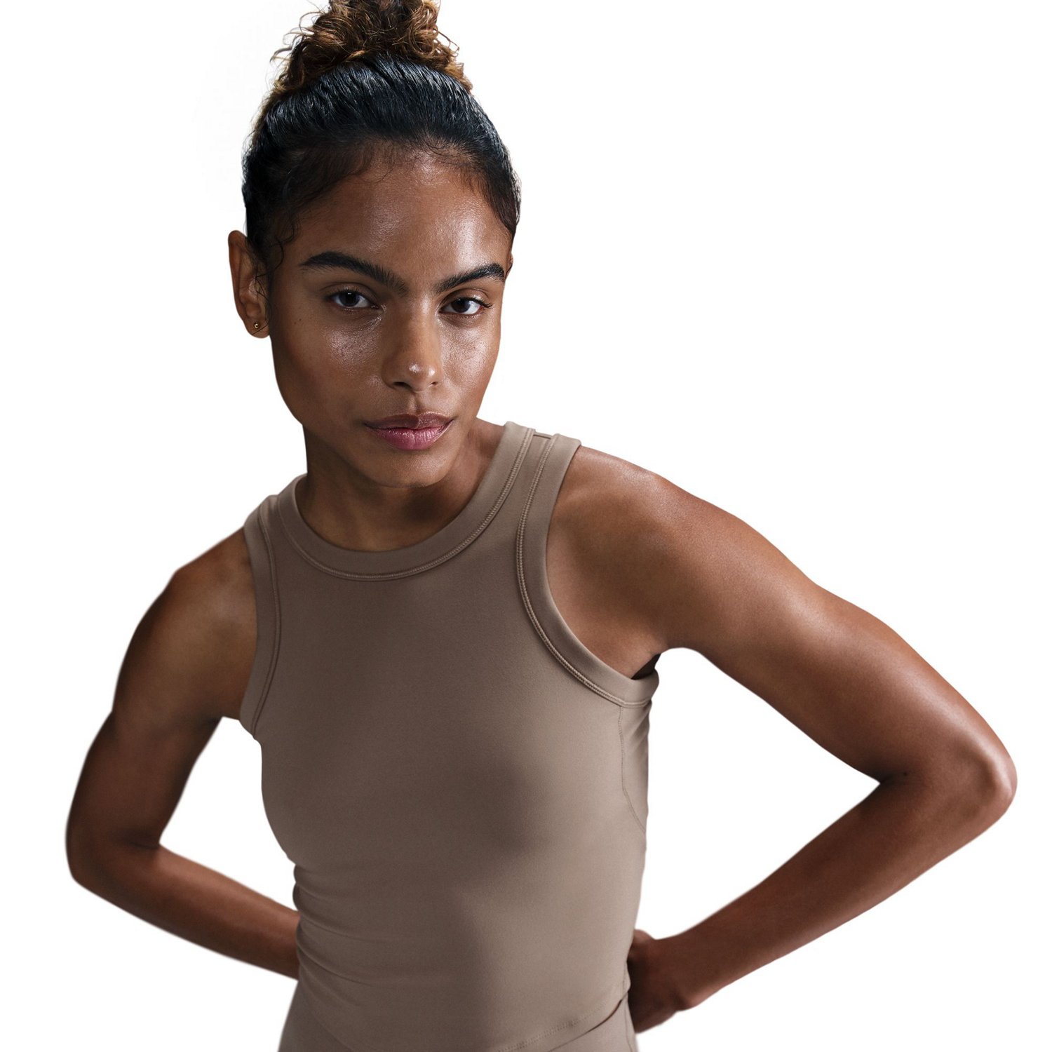 Nike Women's One Fitted Dri-FIT Cropped Tank Top - view number 2