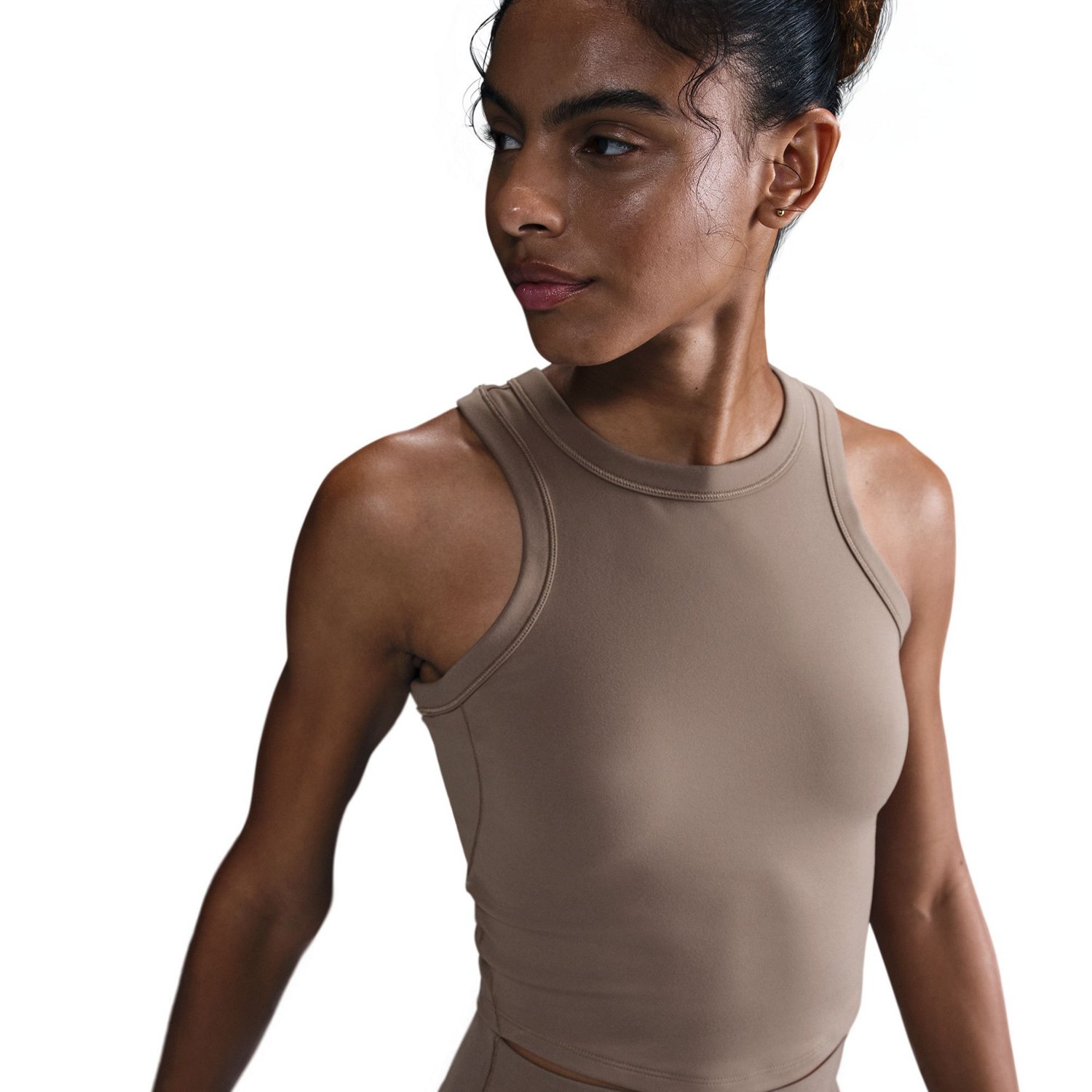 Nike Women's One Fitted Dri-FIT Cropped Tank Top - view number 4
