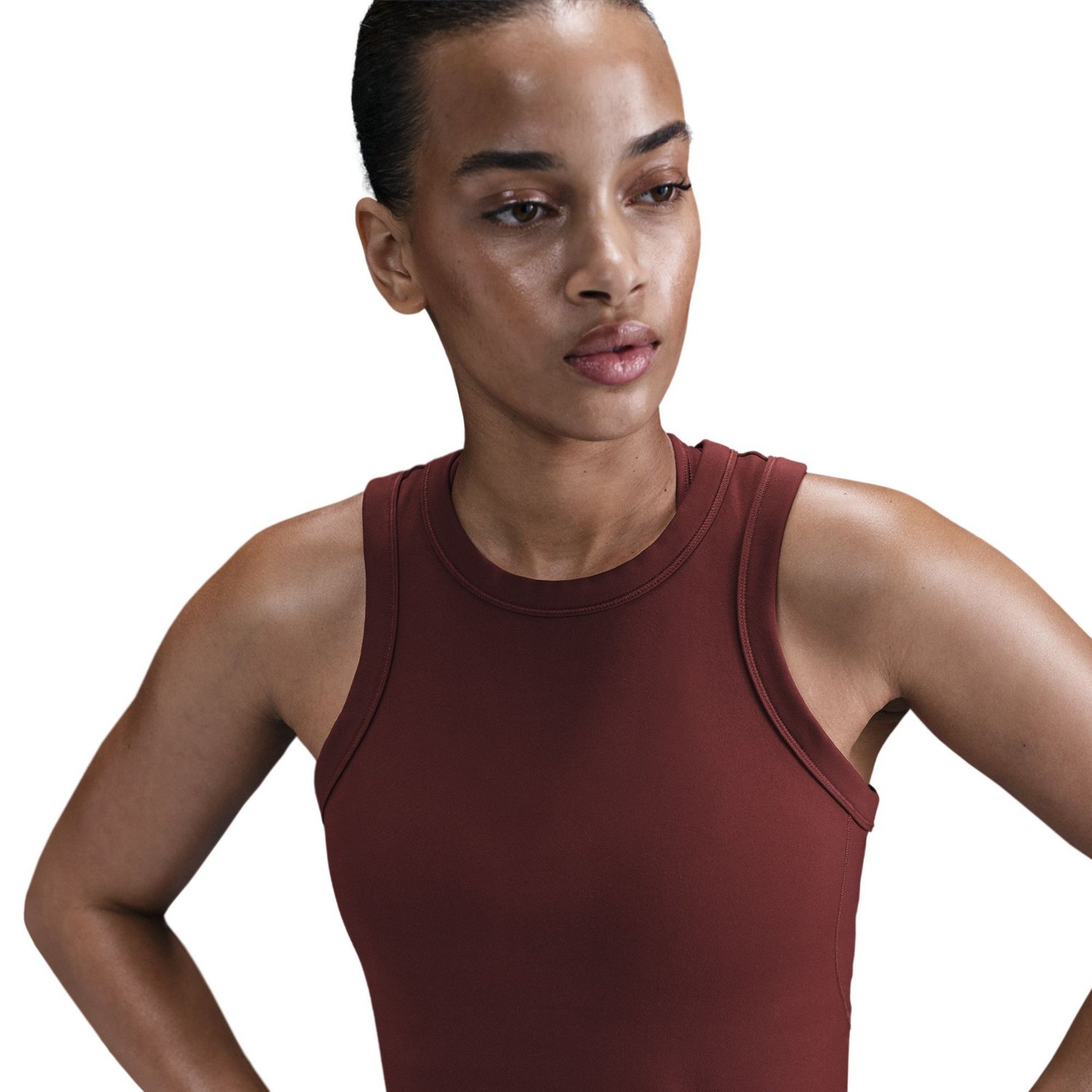 Nike Women's One Fitted Dri-FIT Cropped Tank Top - view number 2