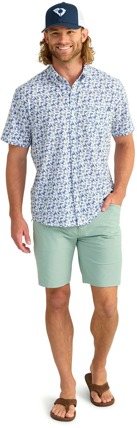 HUK Men's Kona Short Sleeve PRINT Shirt - view number 5